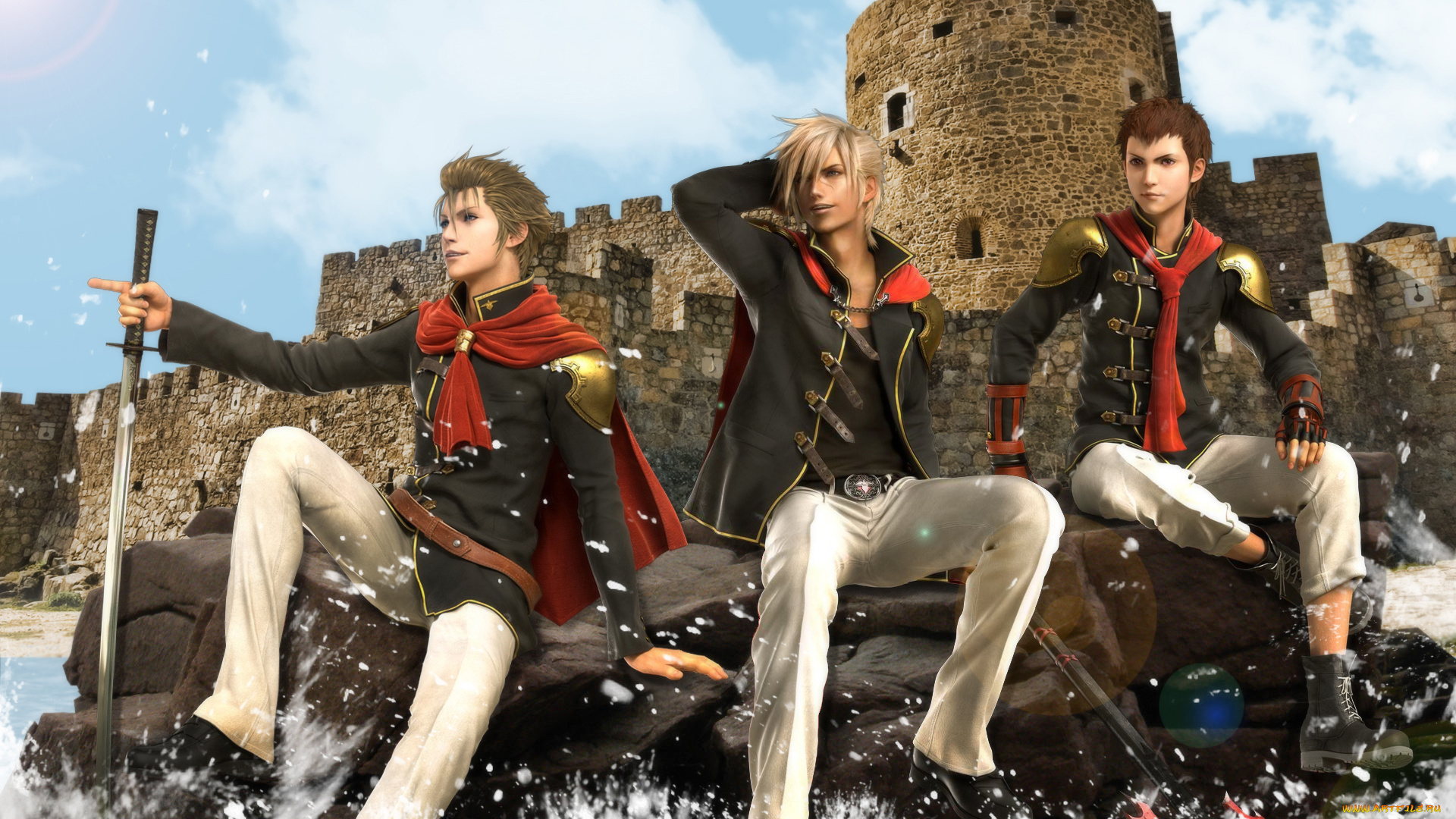 final, fantasy, type-0, видео, игры, final, fantasy, type-0