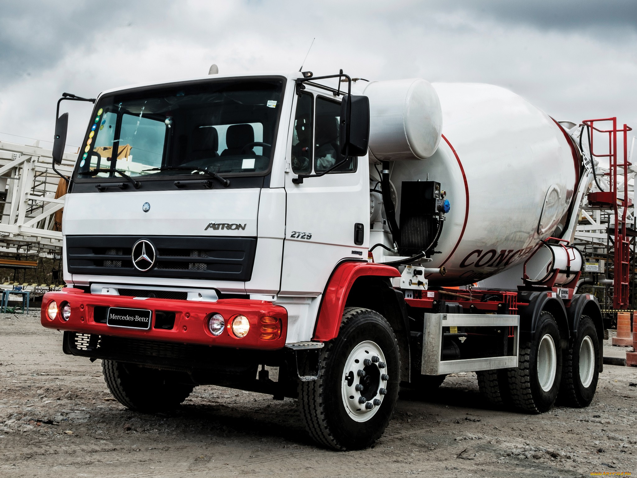 автомобили, mercedes, trucks, mixer, 2729, mercedes-benz, atron