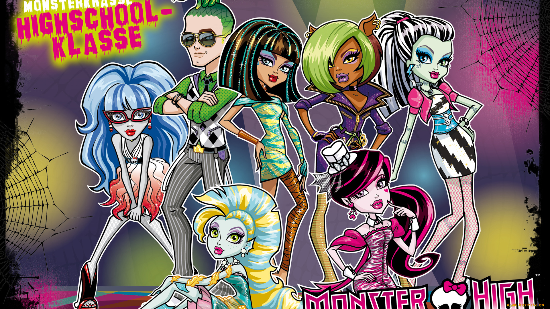 monster, high, мультфильмы, -, monster, high, парень, девушки, монстры, персонажи, monster, high