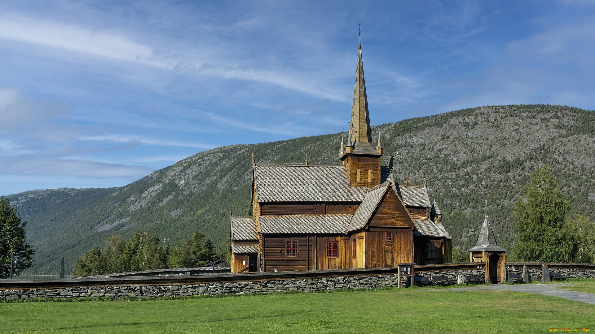 lom, stave, church, norway, города, -, католические, соборы, , костелы, , аббатства, lom, stave, church