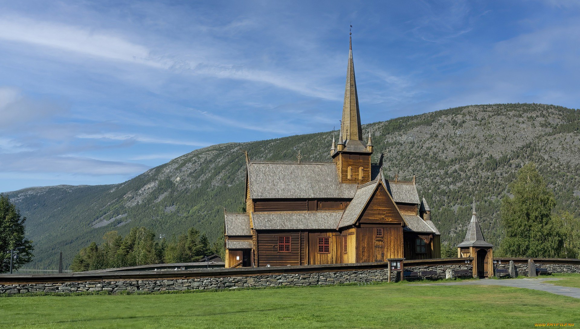 lom, stave, church, norway, города, -, католические, соборы, , костелы, , аббатства, lom, stave, church