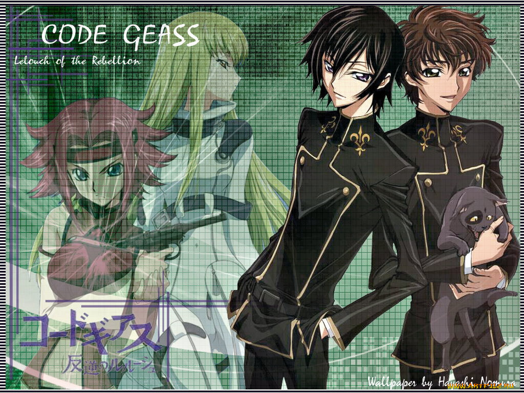 аниме, code, geass