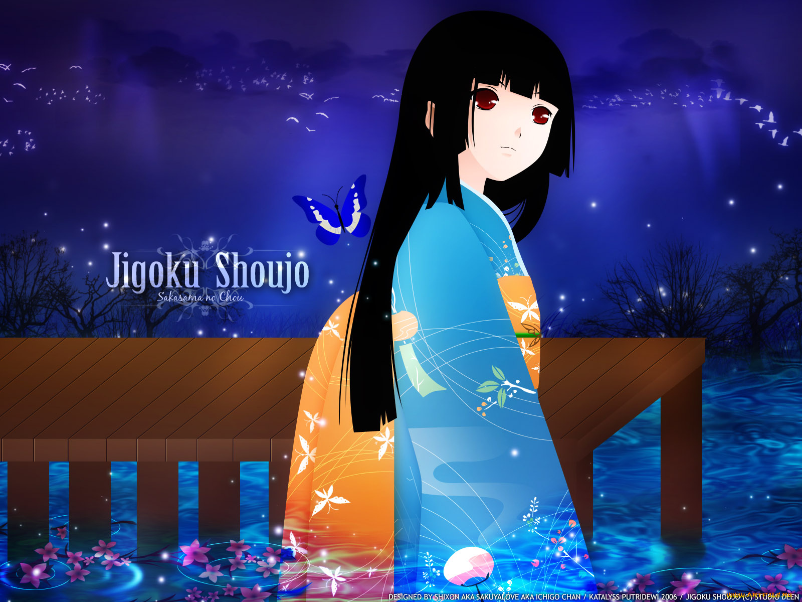 аниме, jigoku, shoujo