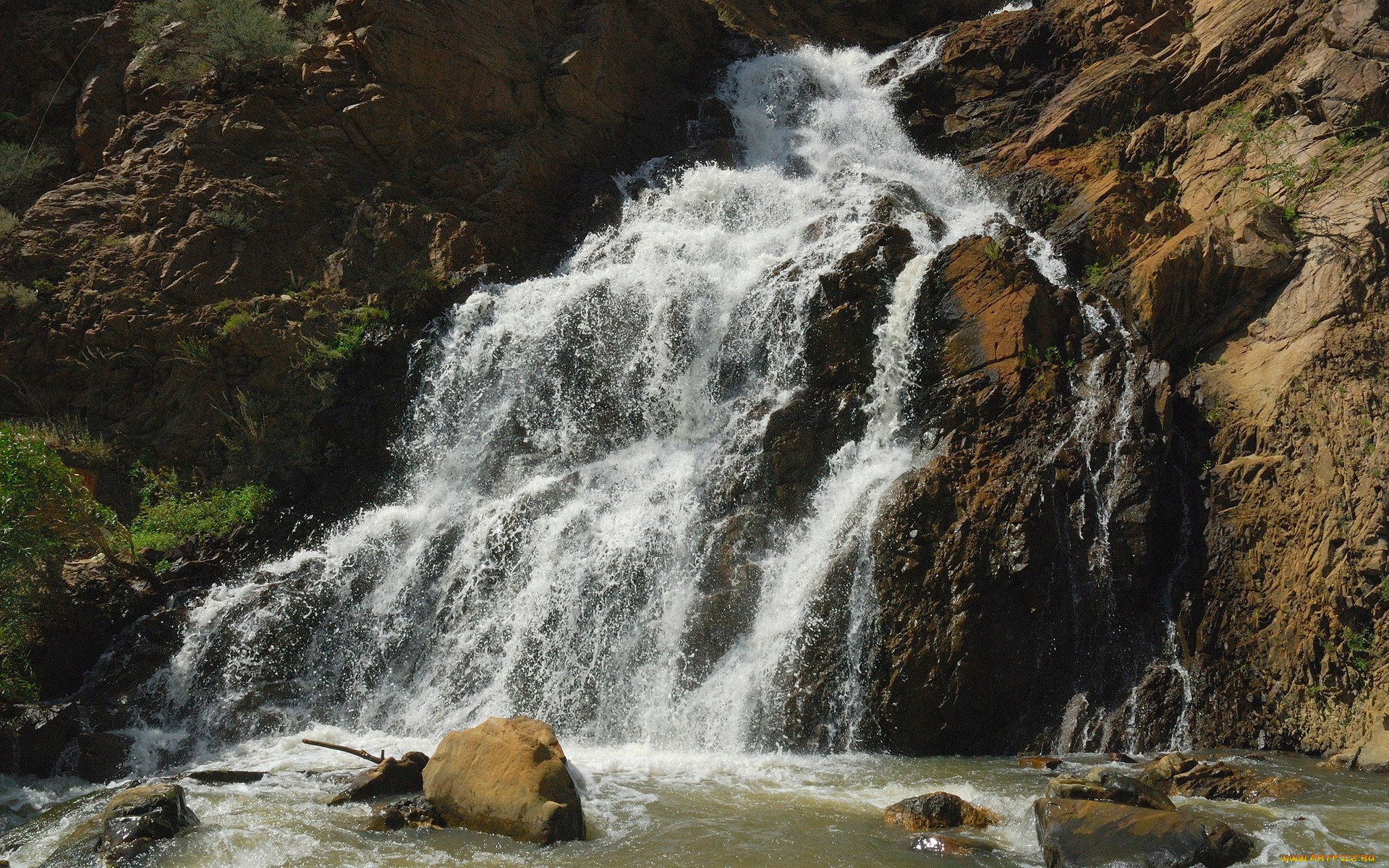 природа, водопады