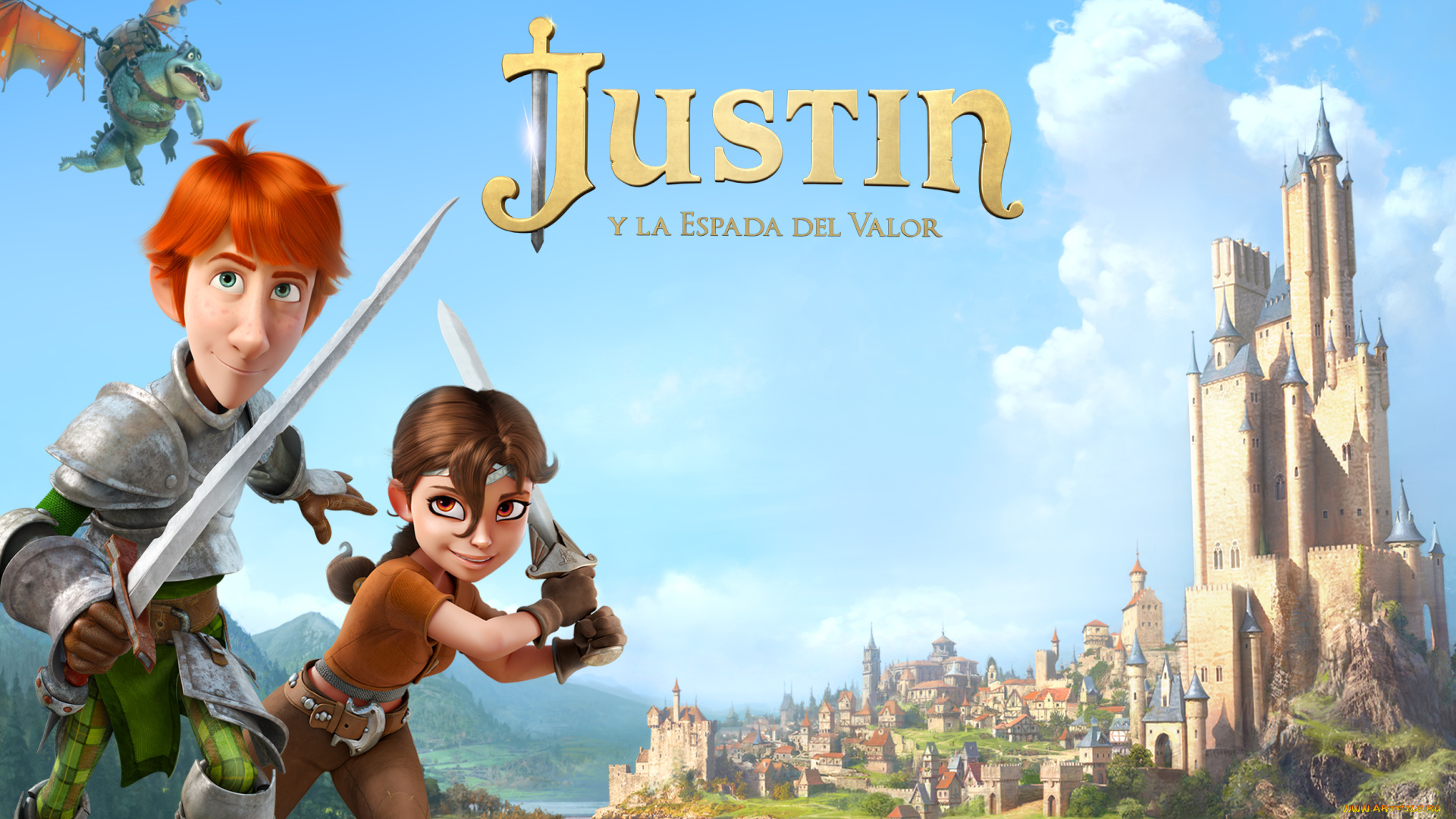 justin, and, the, knights, of, valour, мультфильмы, джастин, и, рыцари, доблести