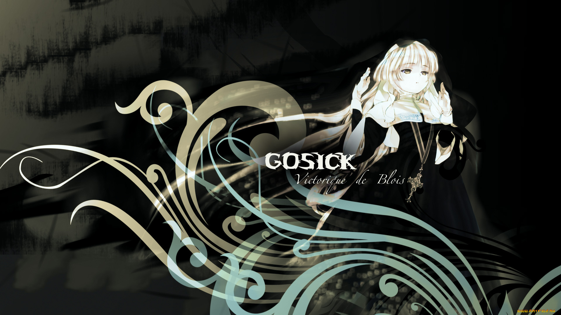 аниме, gosick, ряса, крест, монахиня, девушка, victorique, de, broix