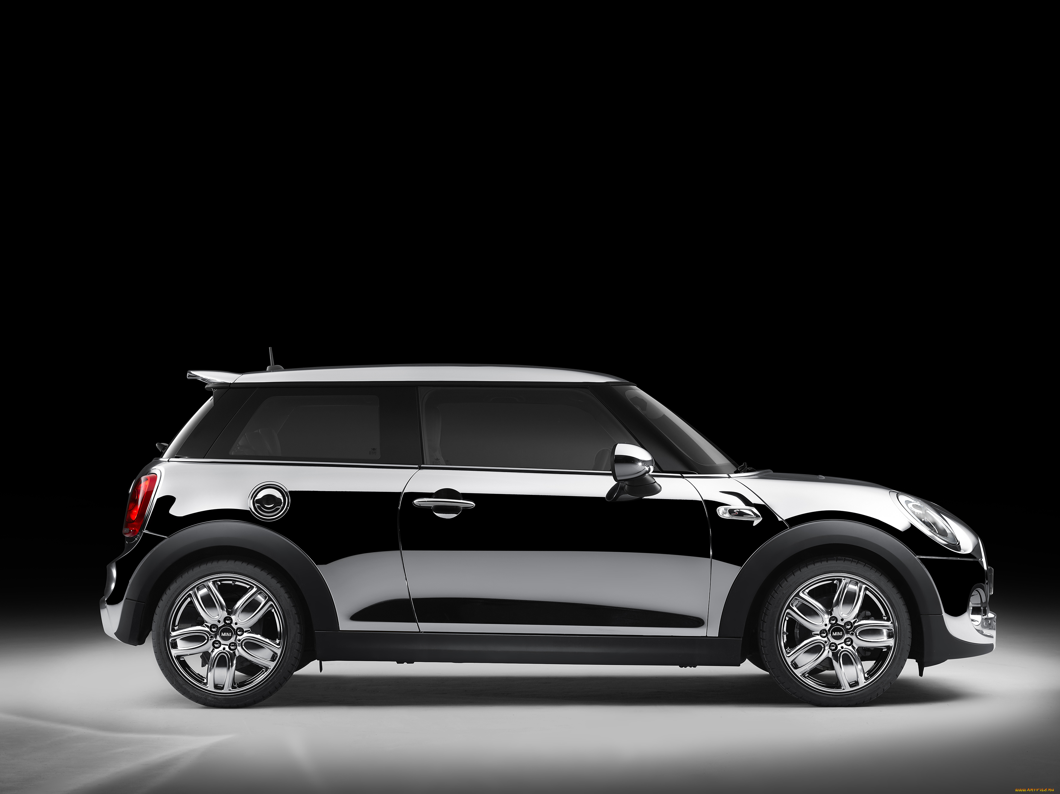 автомобили, mini, line, exterior, deluxe, concept, f56, 2015г, темный, s, chrome, cooper