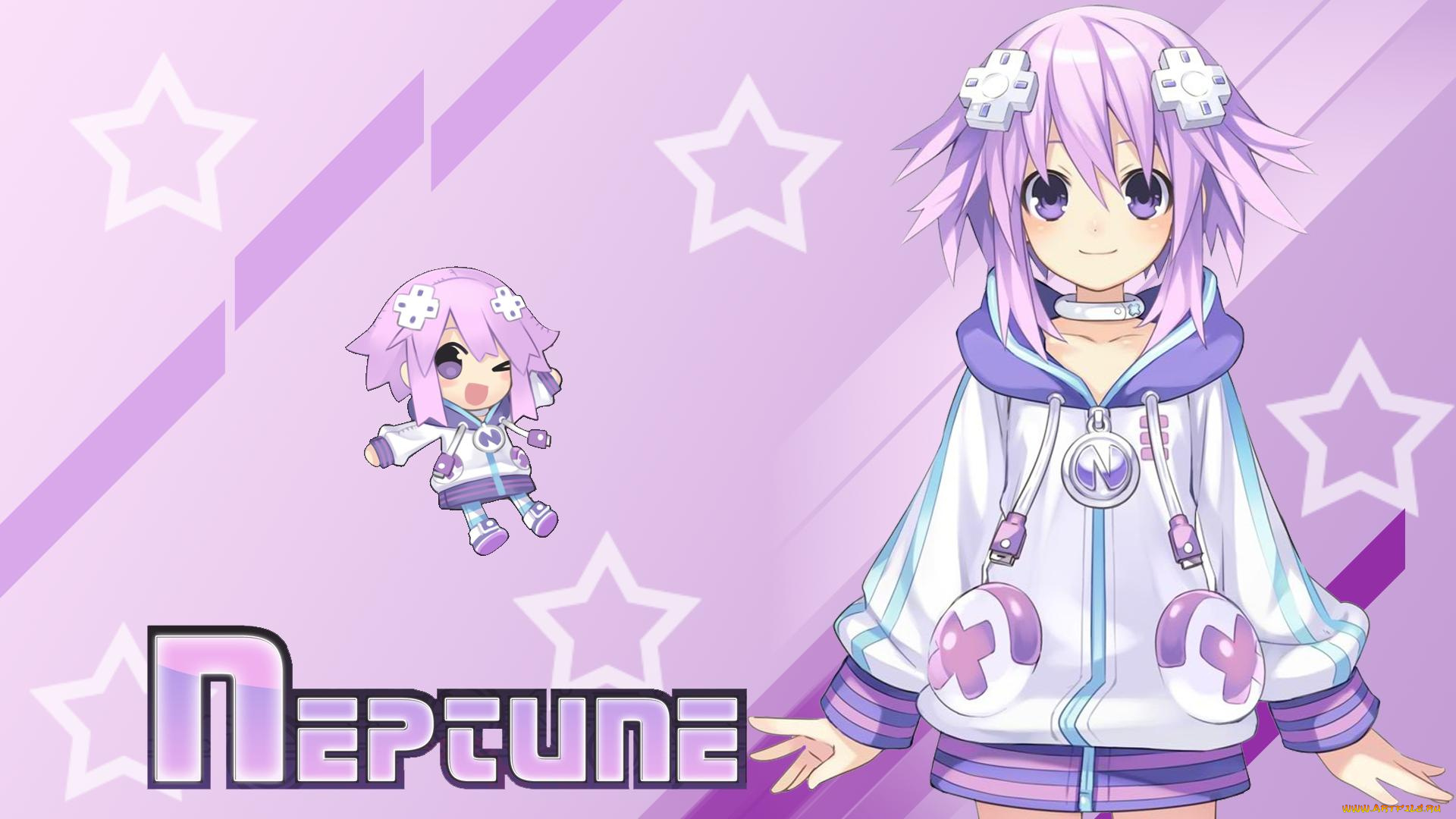 hyperdimension, neptunia, victory, аниме, hyperdimension, neptunia, фон, взгляд, девушка