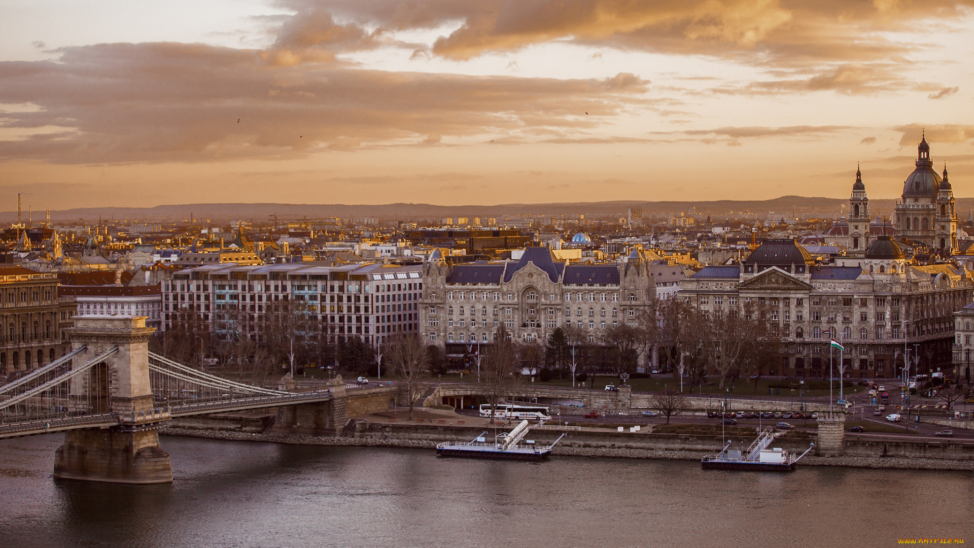 budapest, города, будапешт, , венгрия, мост, река