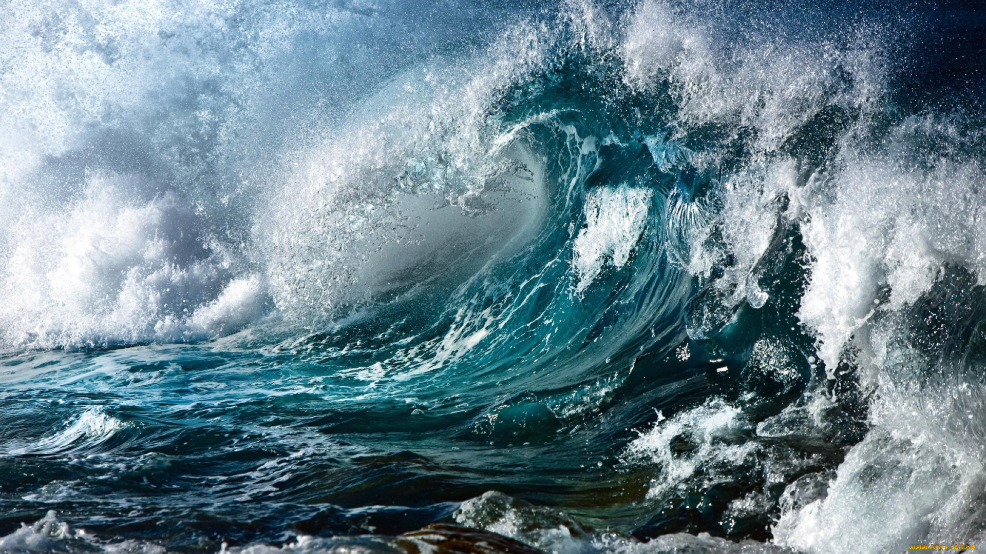 природа, стихия, океан, вода, сила, море, шторм, волна