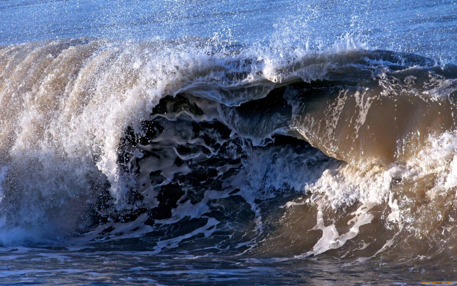 природа, вода, море, шторм, волна, сила, океан
