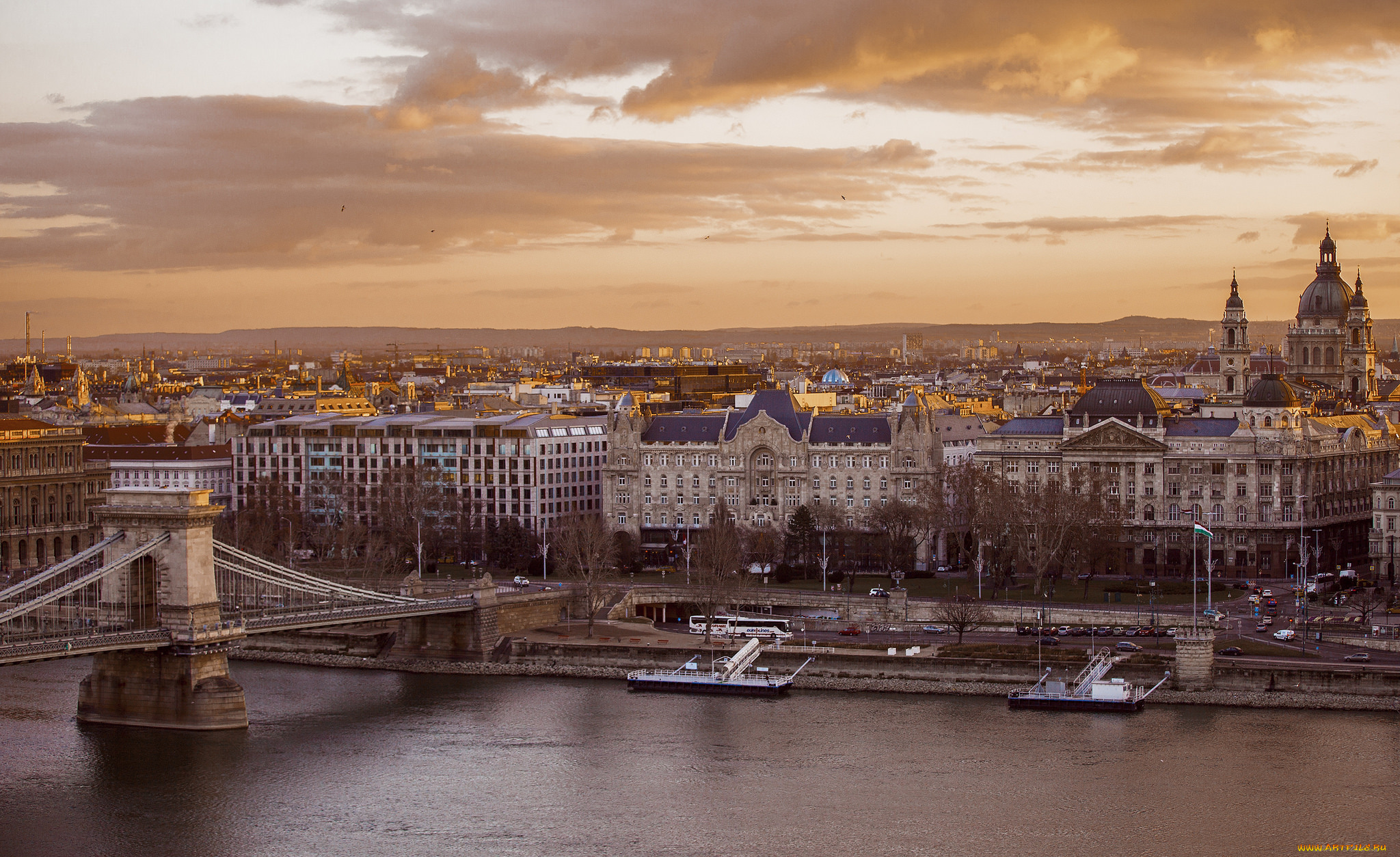 budapest, города, будапешт, , венгрия, мост, река