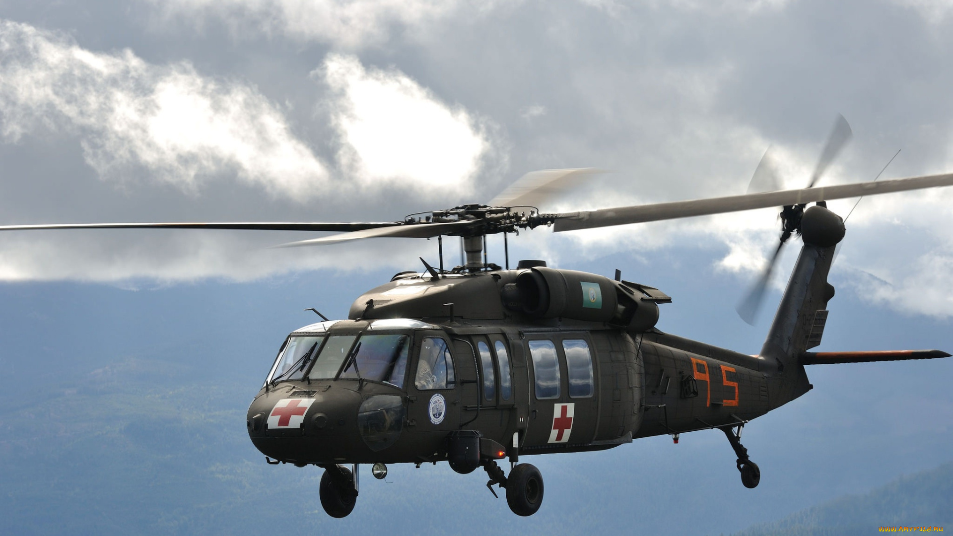 авиация, вертолёты, black, hawk, uh-60, sikorsky