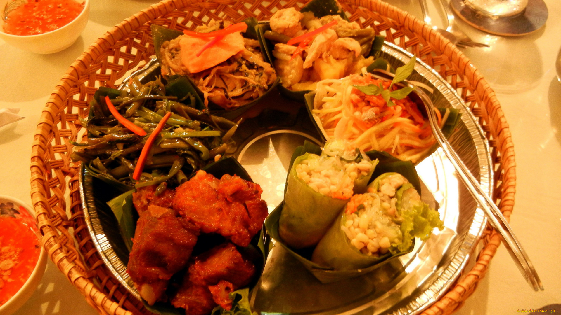 еда, салаты, , закуски, закуска, кухня, камбоджийская