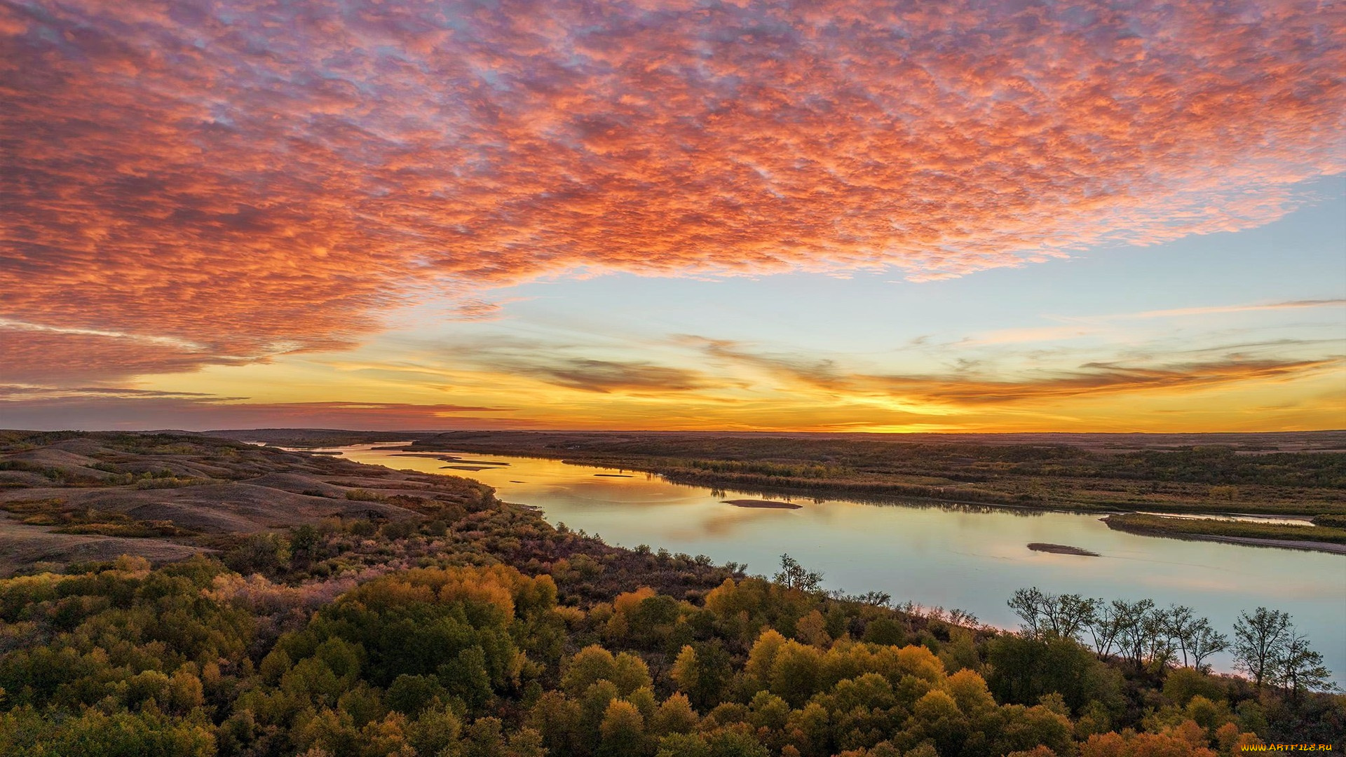 north, saskatchewan, river, valley, saskatchewan, природа, реки, озера, north, river, valley