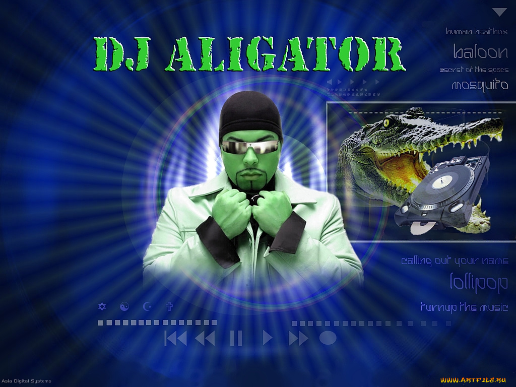 dj, aligator, музыка