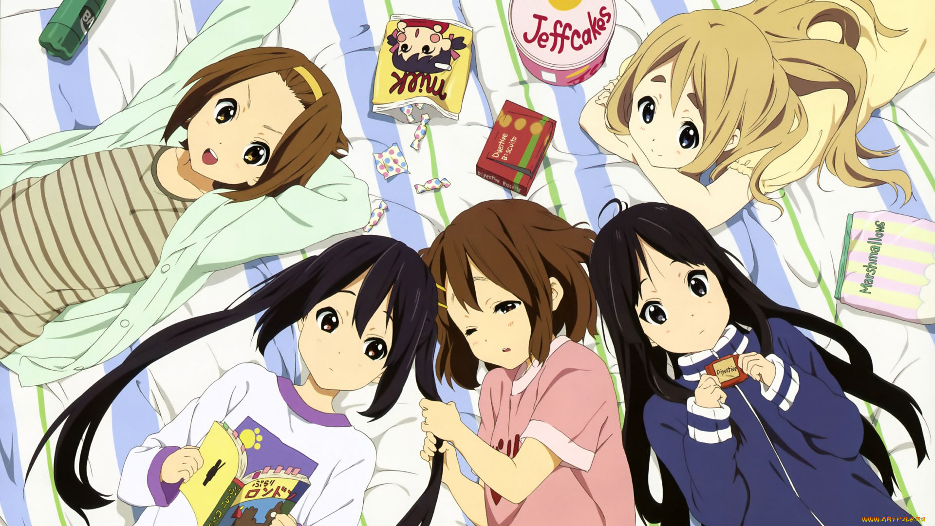 аниме, on, k-on