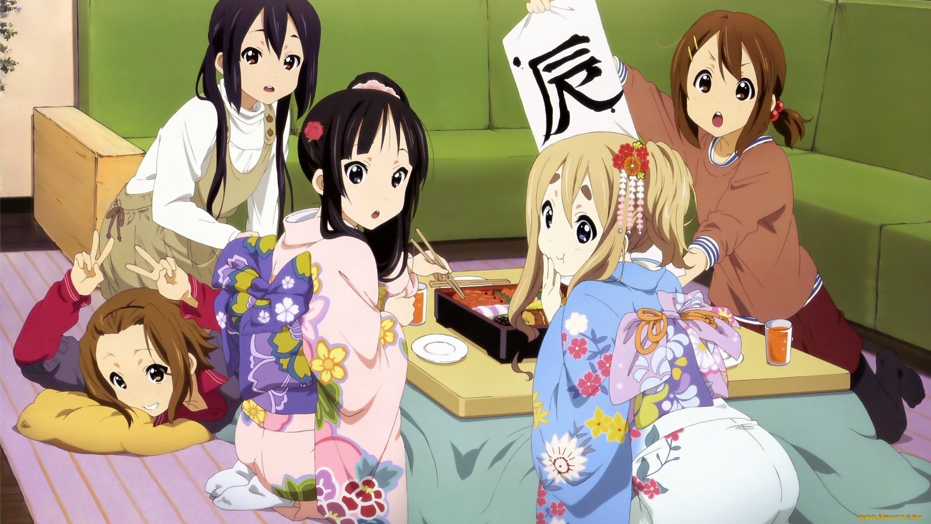 аниме, on, k-on