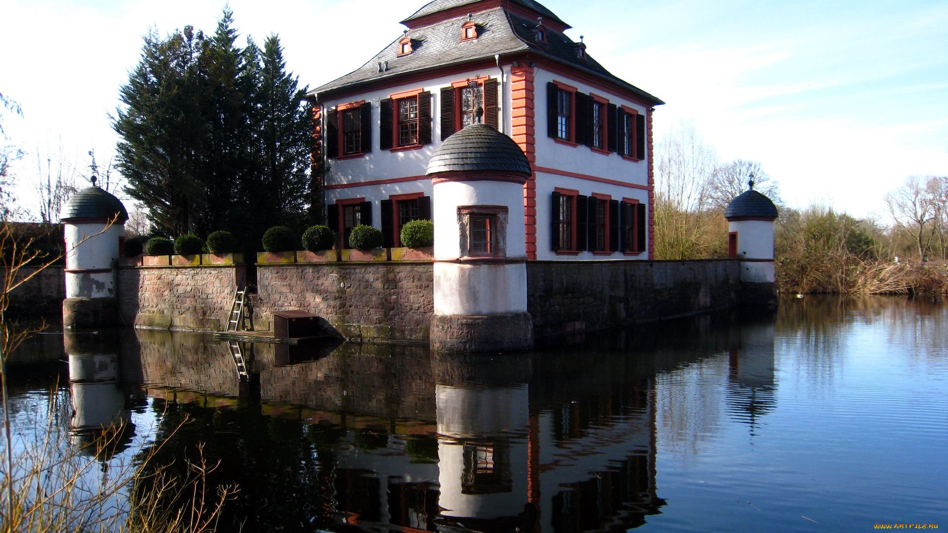 города, здания, дома, wasserburg, germany