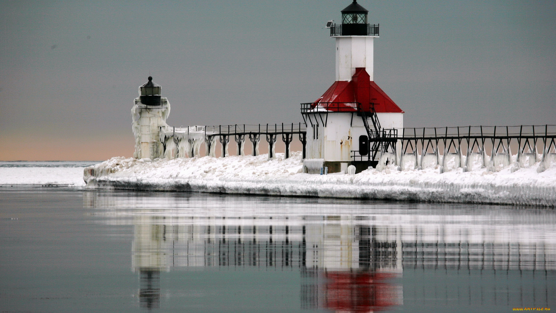 природа, маяки, michigan, маяк, св, , иосифа