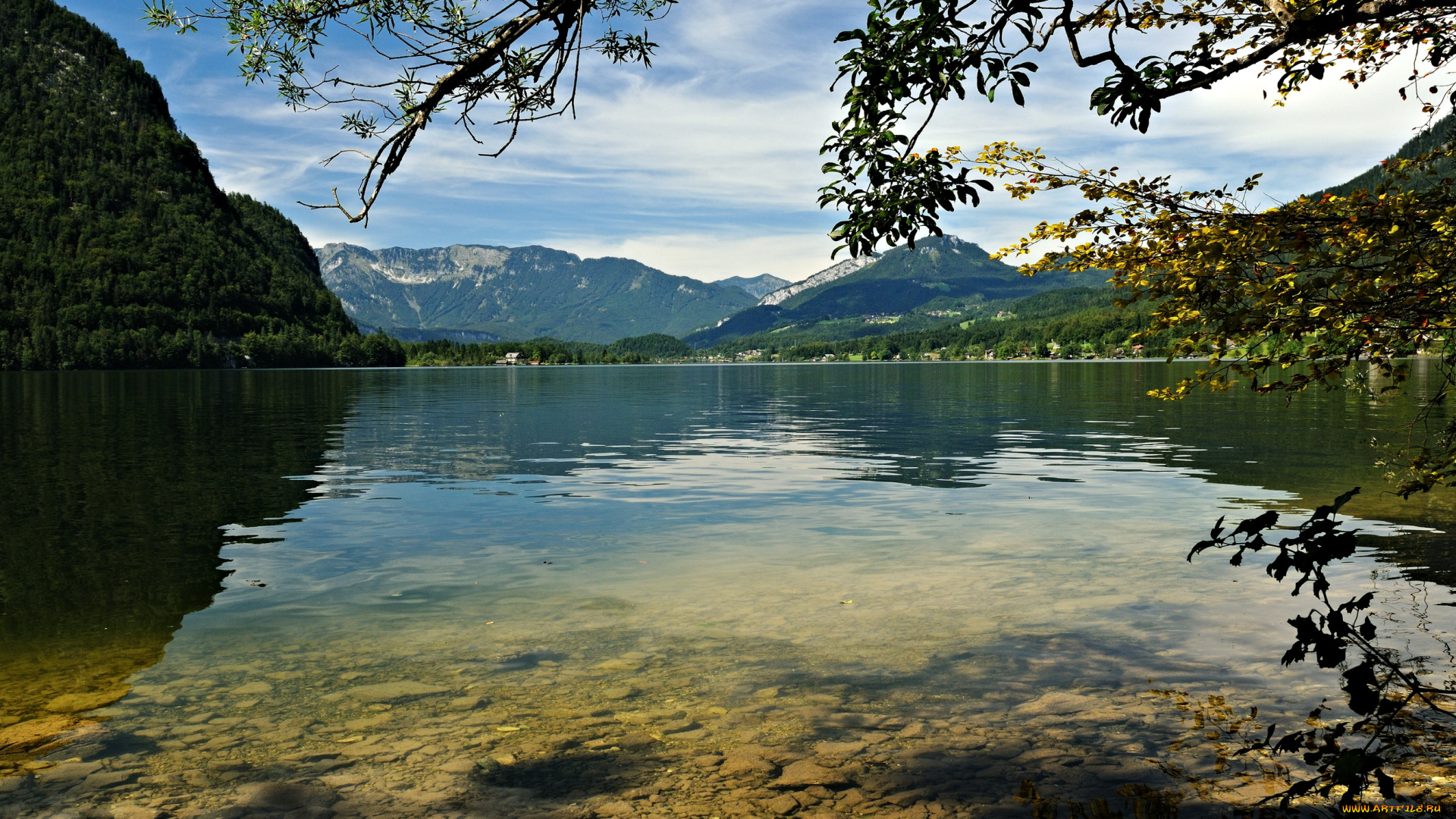 природа, реки, озера, озеро, hallstatt, австрия