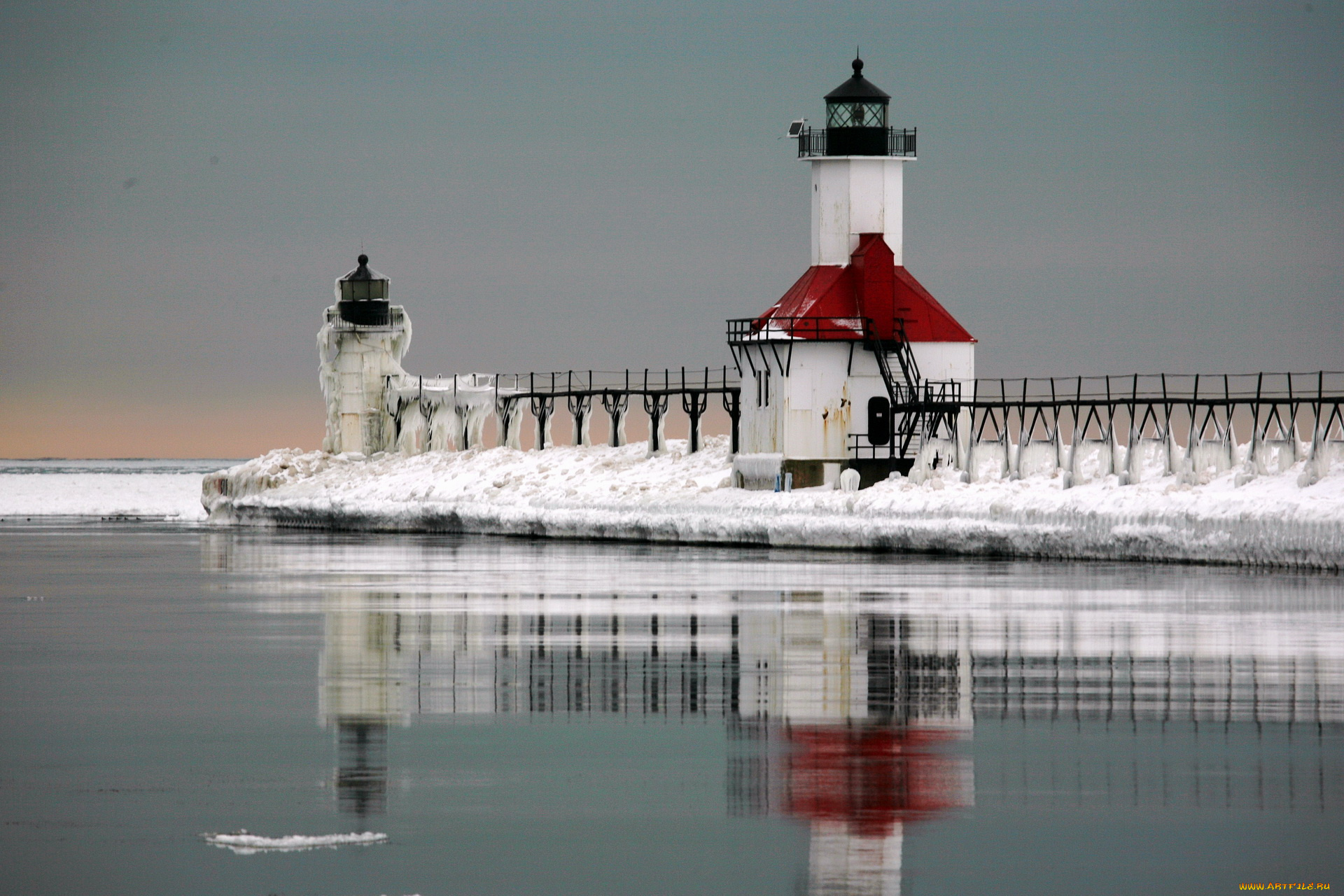 природа, маяки, michigan, маяк, св, , иосифа