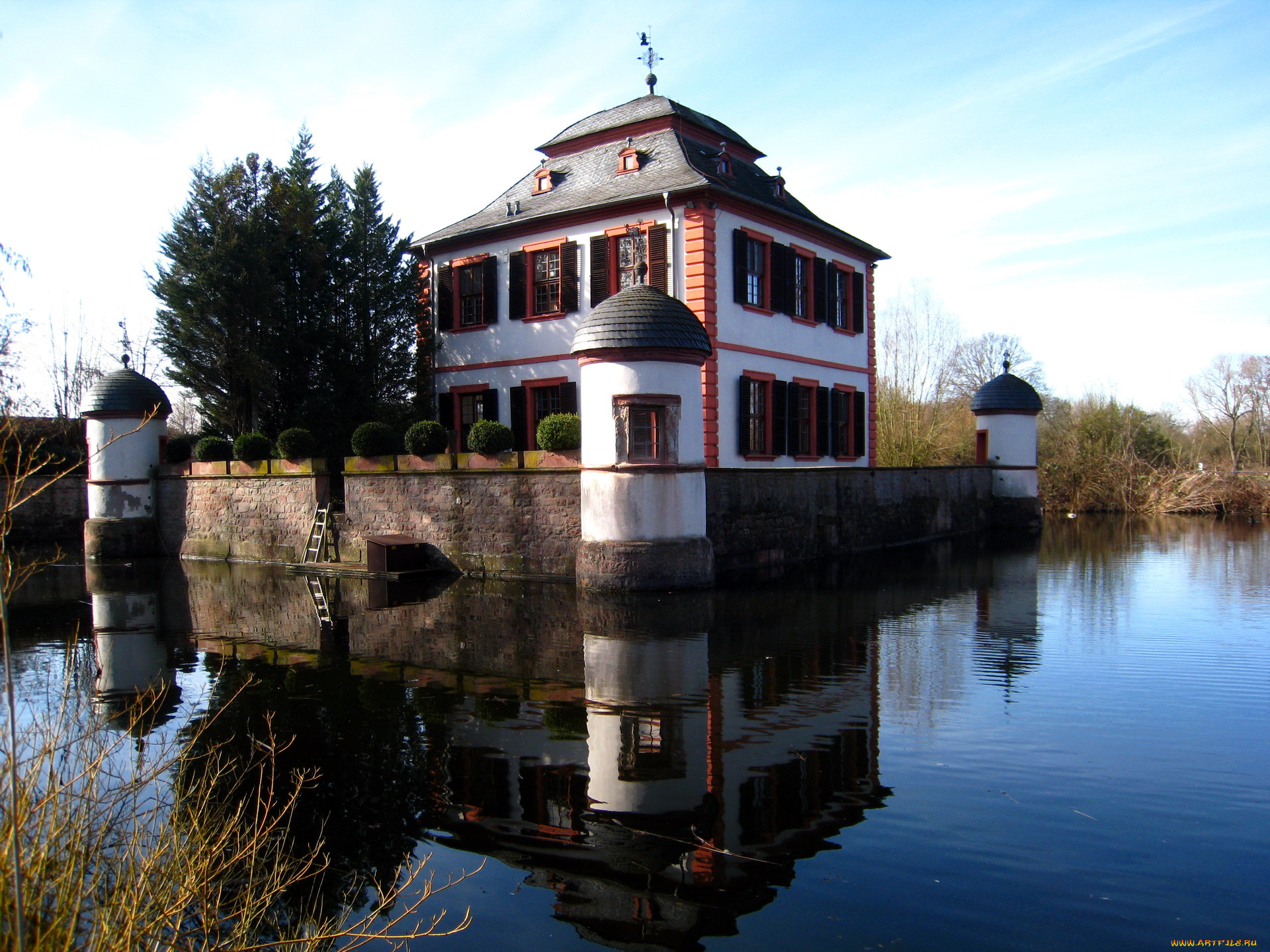 города, здания, дома, wasserburg, germany