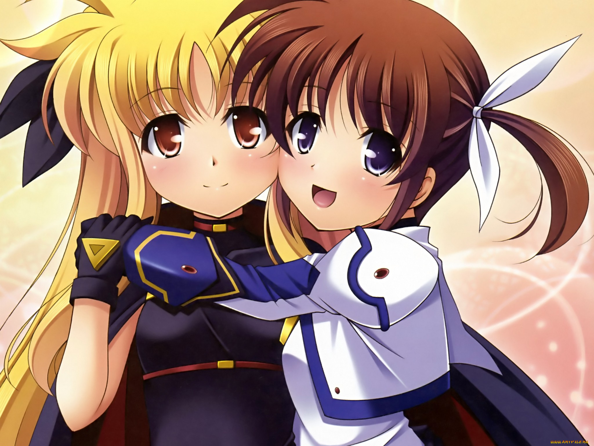 аниме, mahou, shoujo, lyrical, nanoha