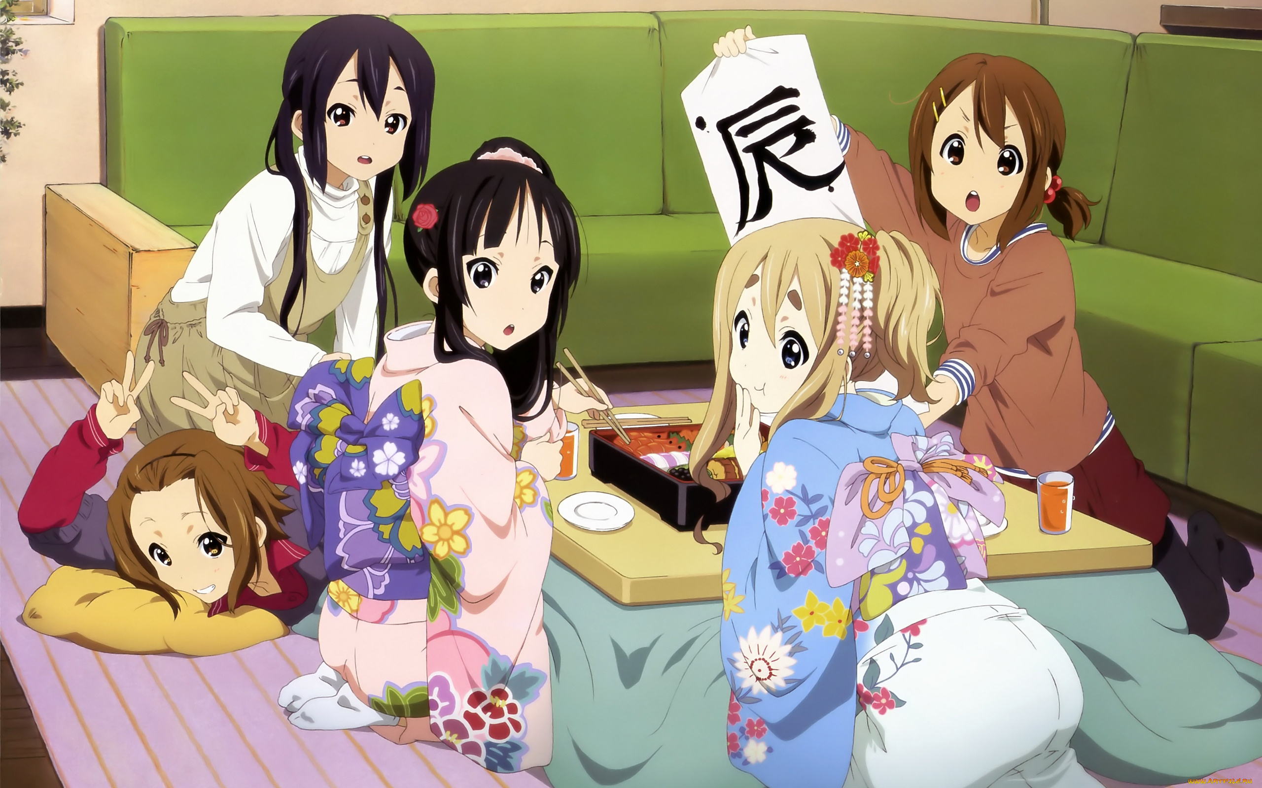 аниме, on, k-on