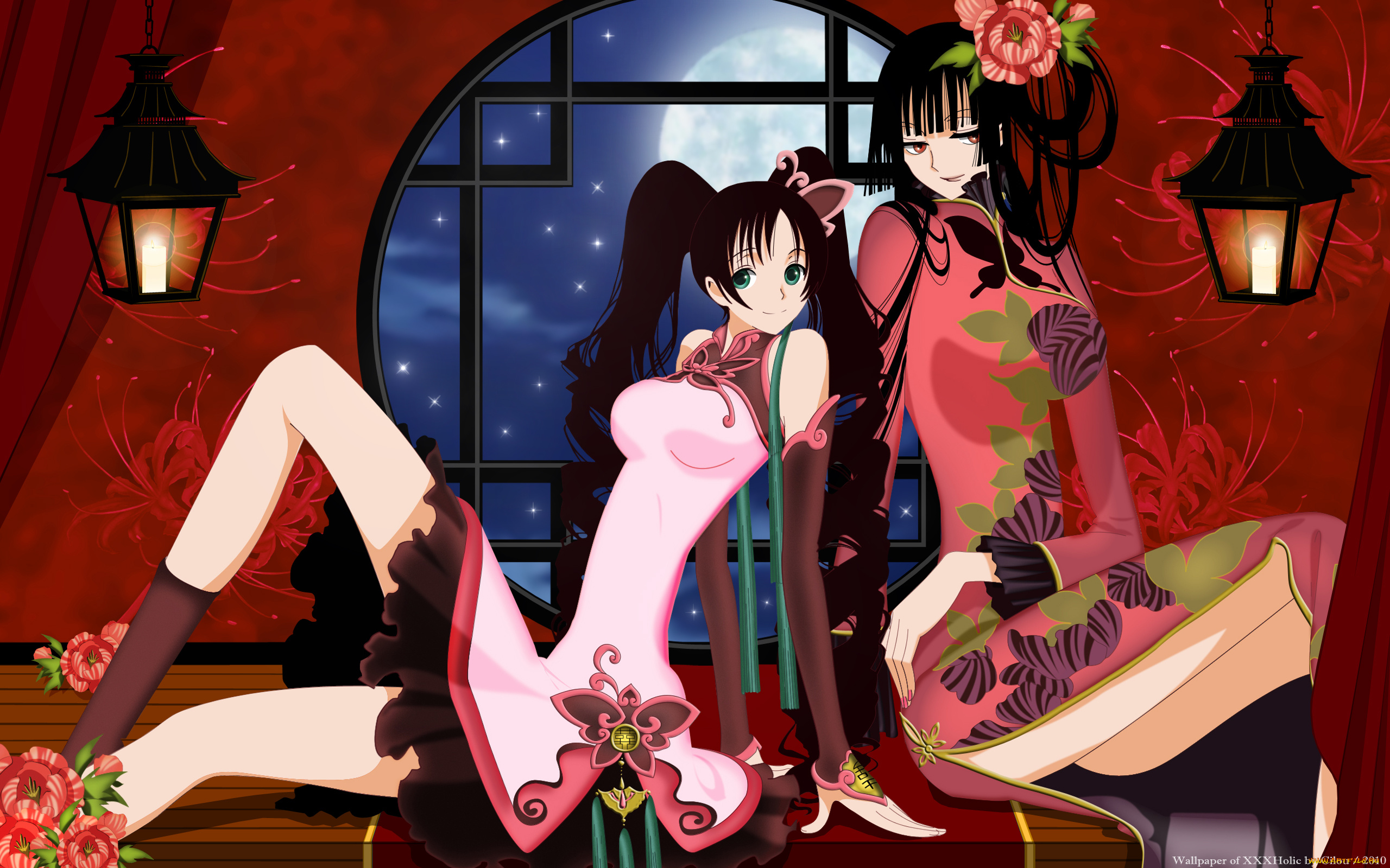 аниме, xxxholic, ichihara, yuuko, kunogi, himawari