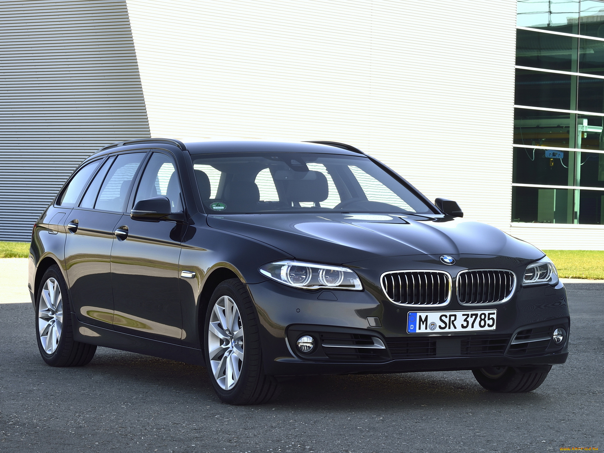 автомобили, bmw, 520d, темный, touring, f11, 2013г