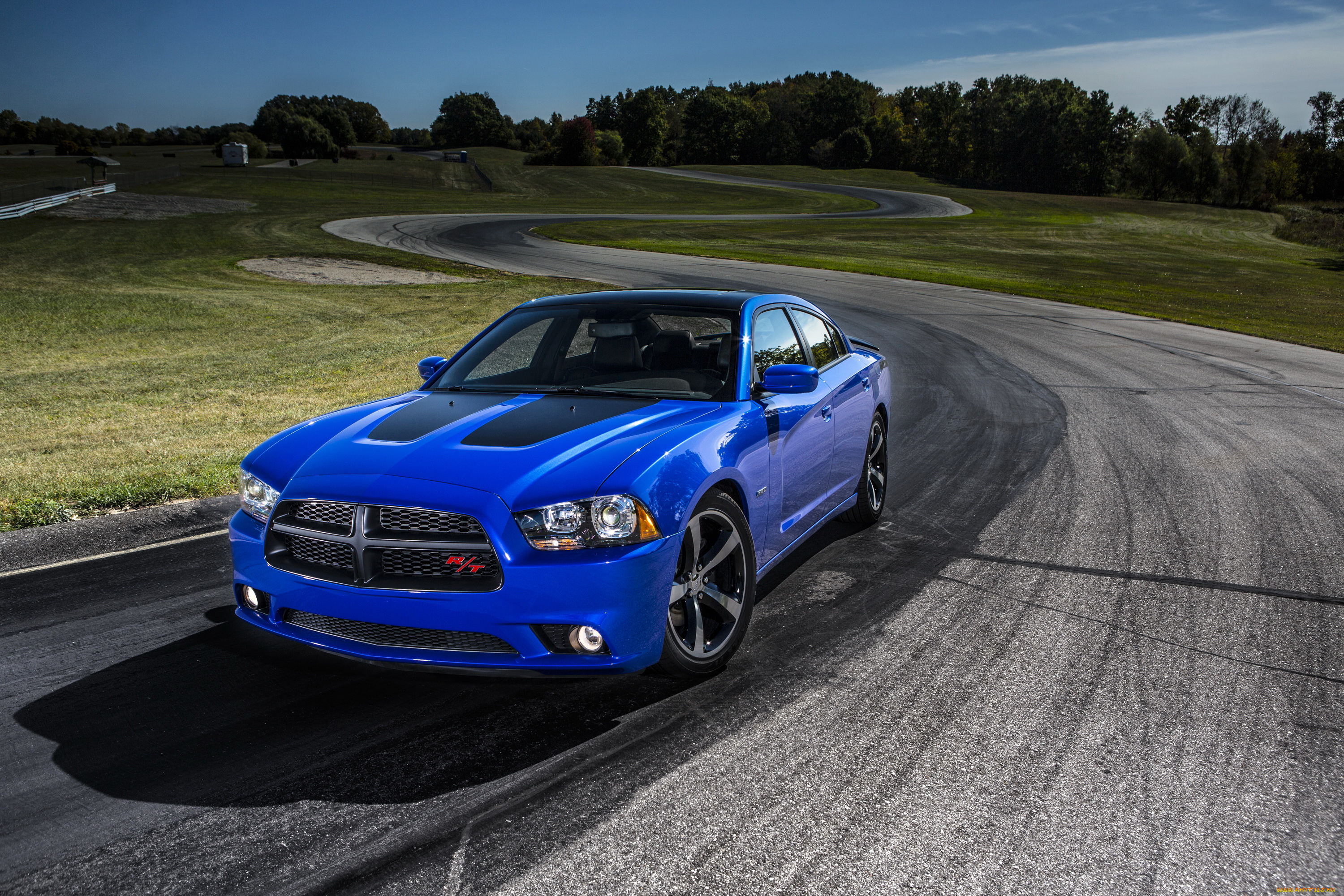 2013, dodge, charger, daytona, автомобили, dodge, дорога, синий, daytona, charger