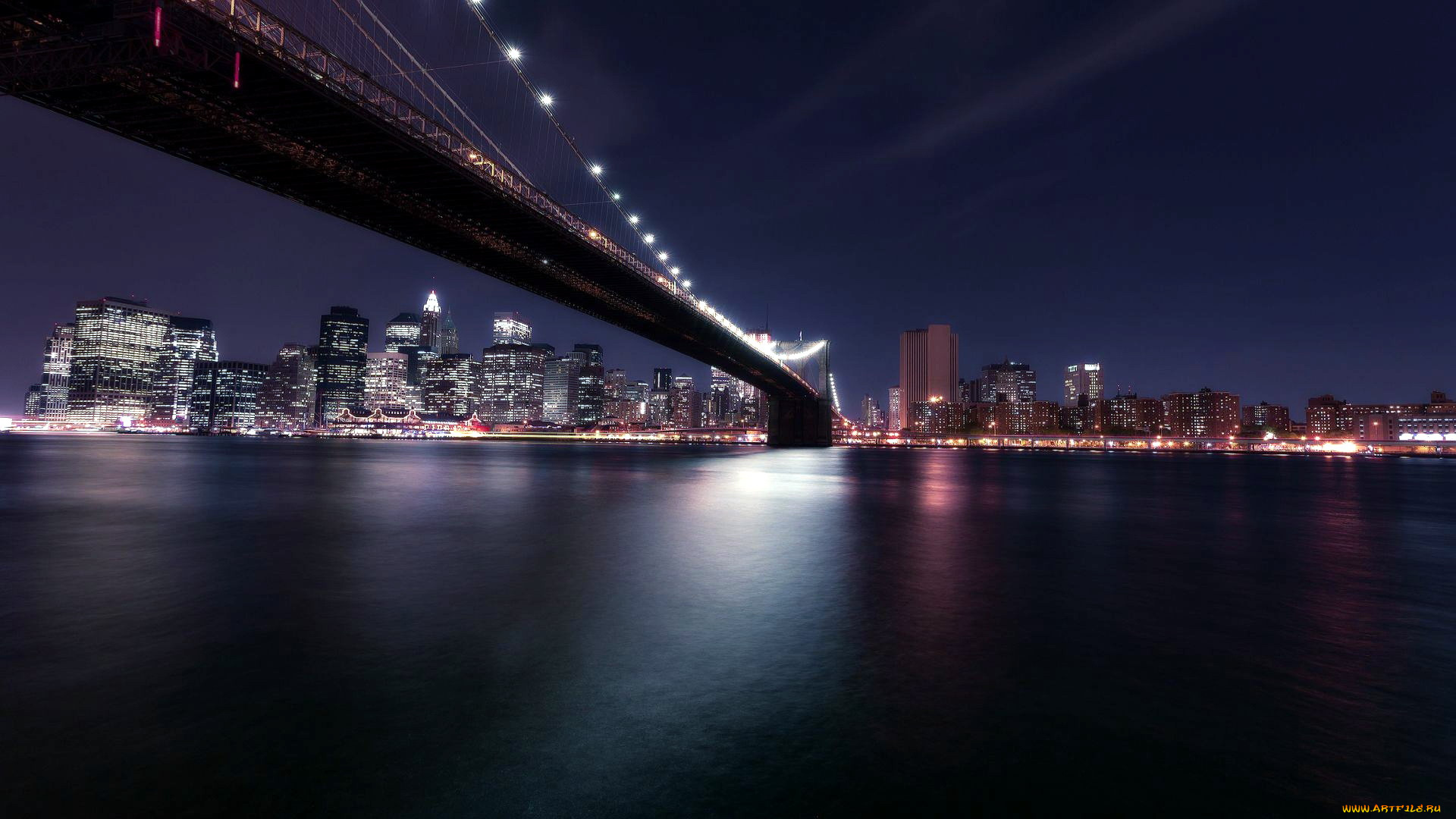 города, нью-йорк, , сша, brooklyn-bridge