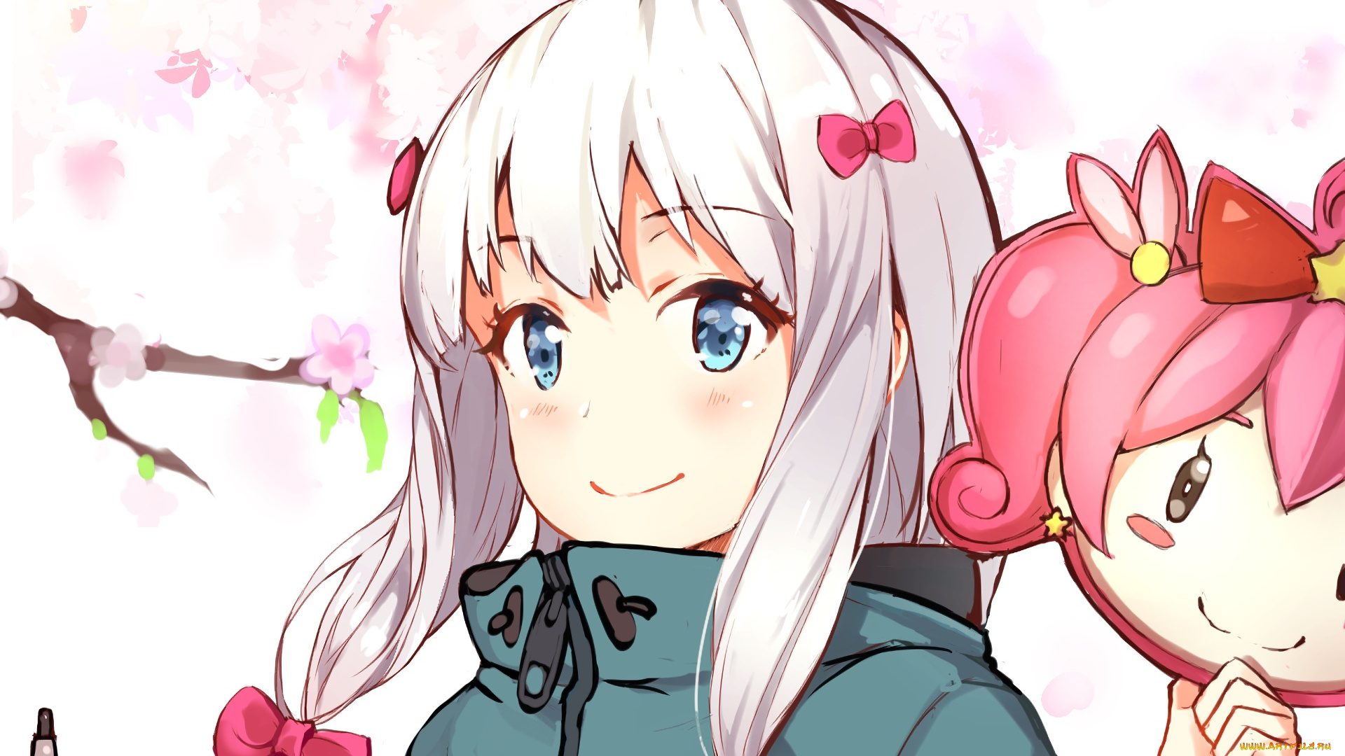 аниме, eromanga-sensei, девушка, фон, взгляд