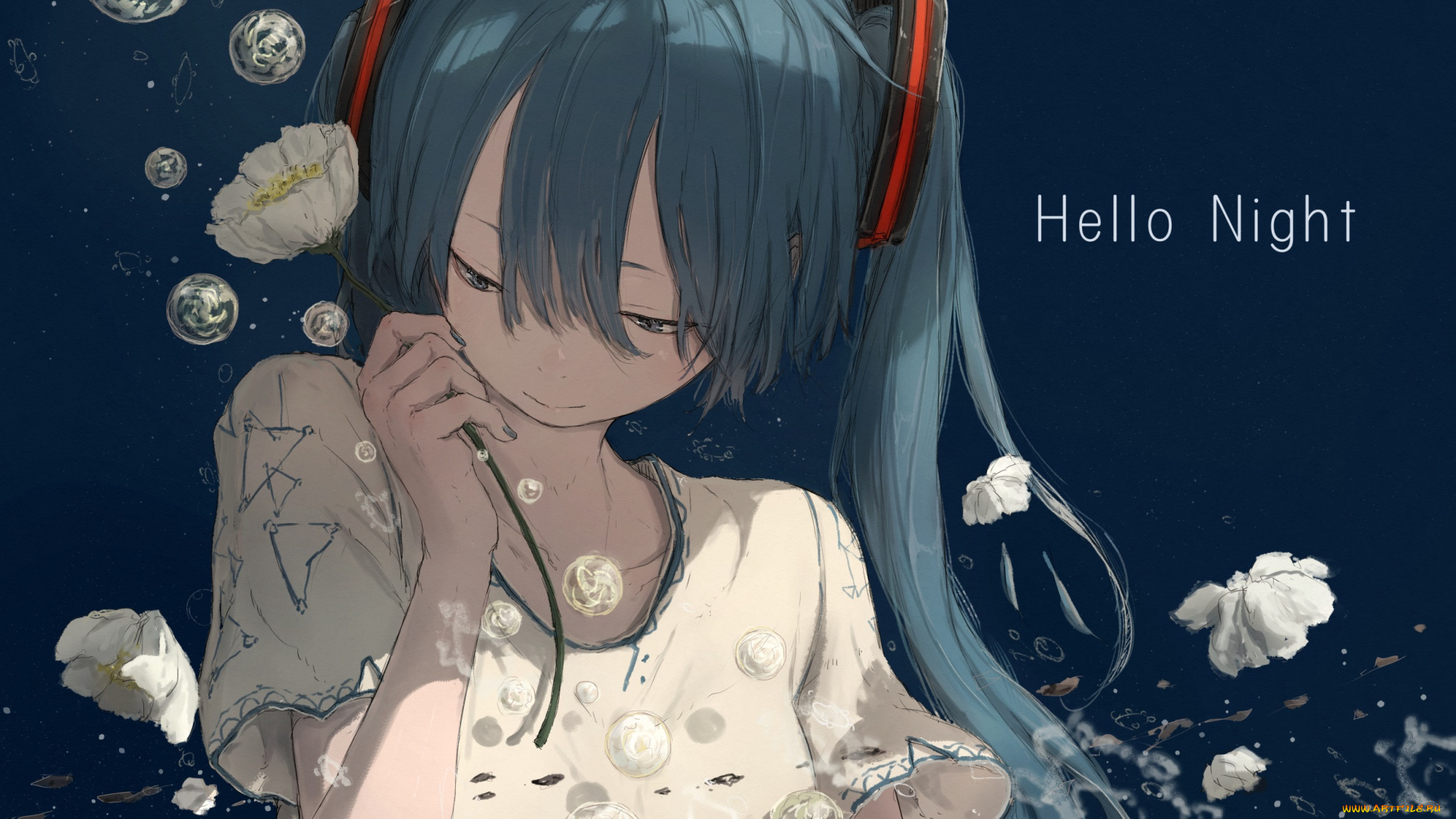 аниме, vocaloid, hatsune, miku