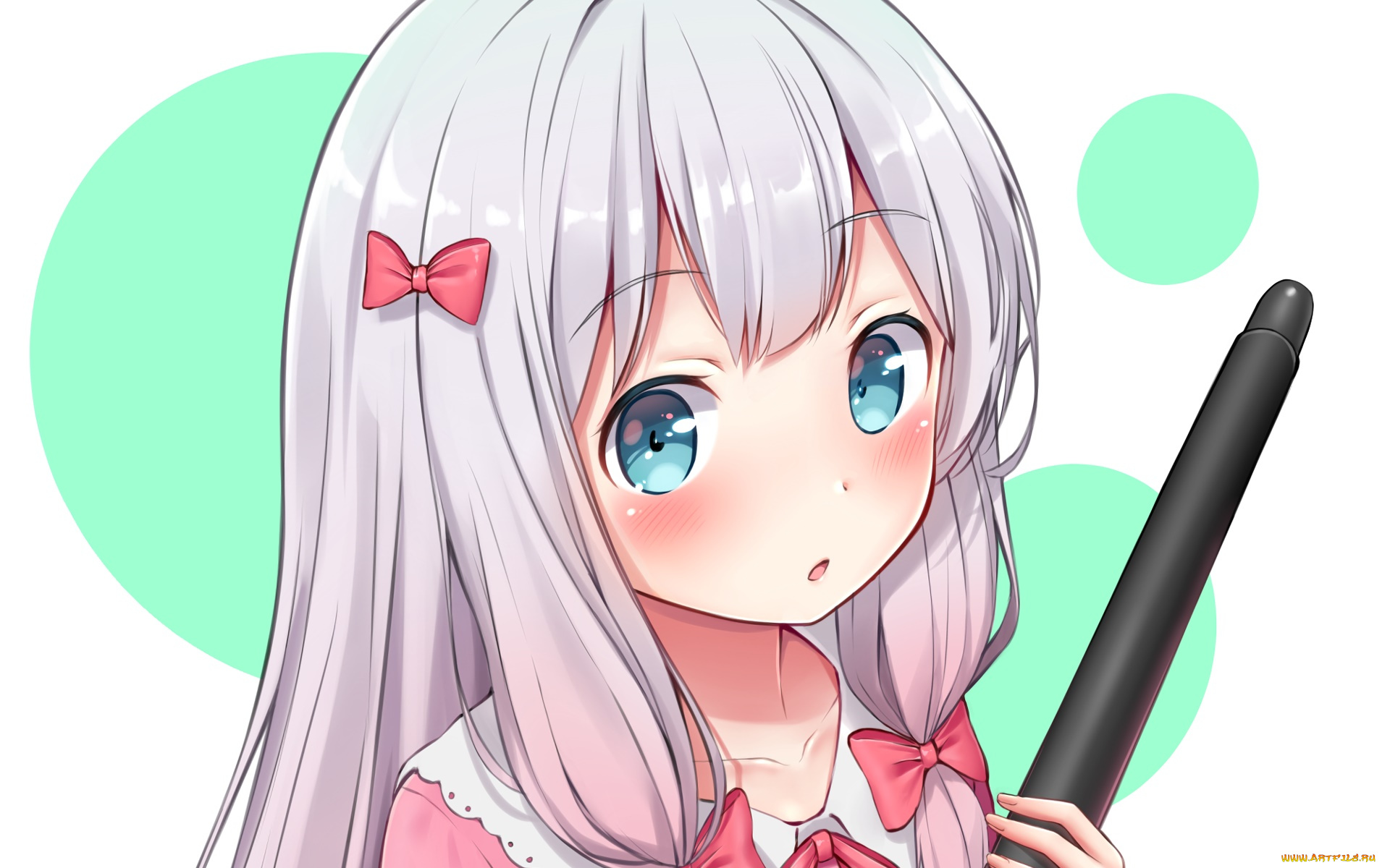 аниме, eromanga-sensei, девушка, фон, взгляд