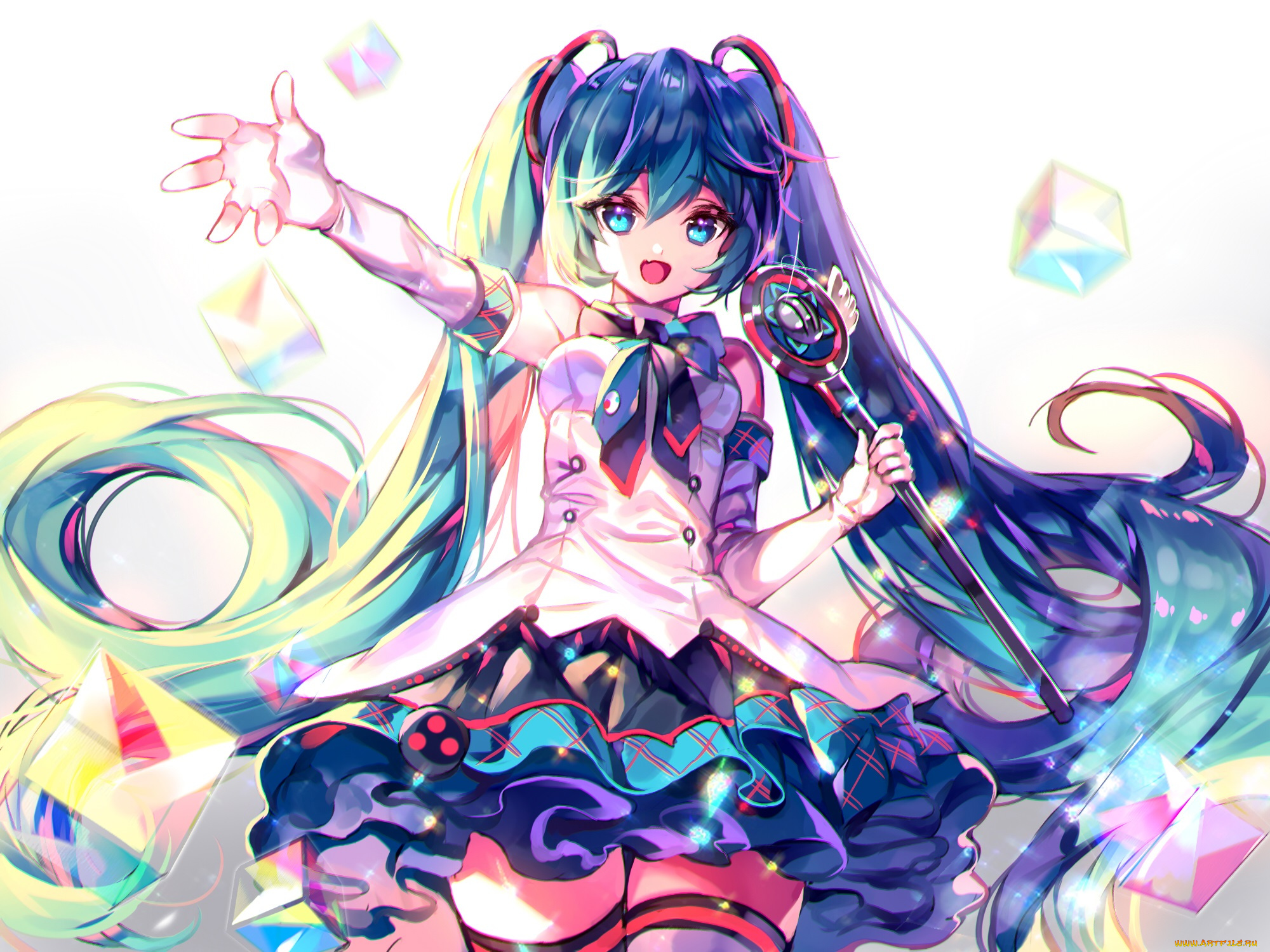 аниме, vocaloid, hatsune, miku