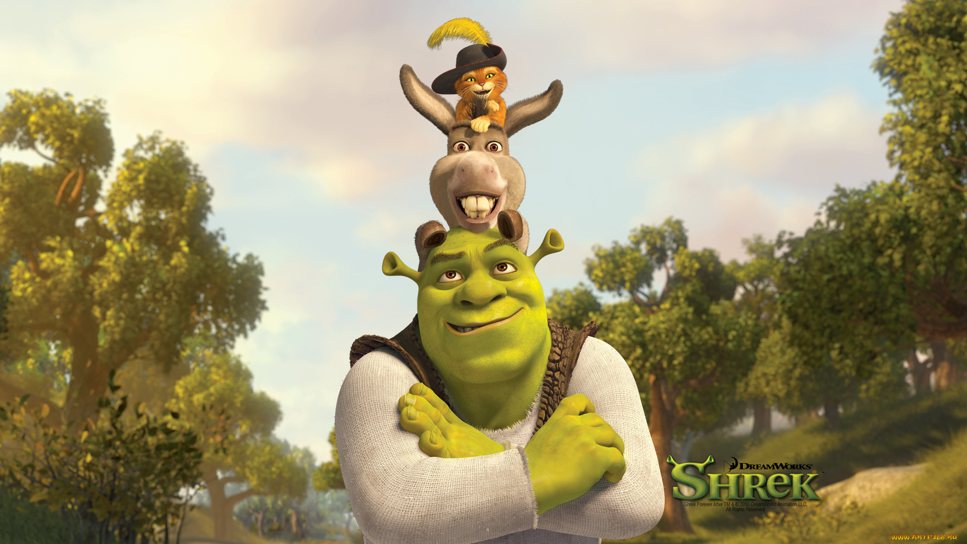 мультфильмы, shrek, forever, after