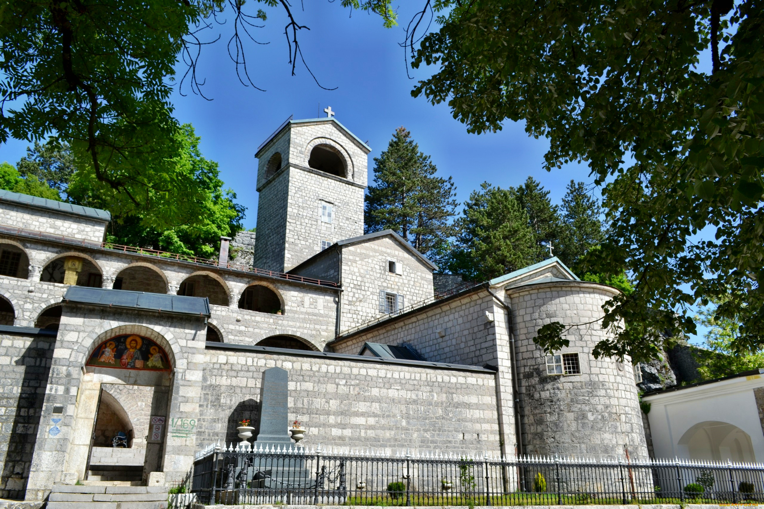 Черногория, цетине, города, православные, церкви, монастыри, монастырь