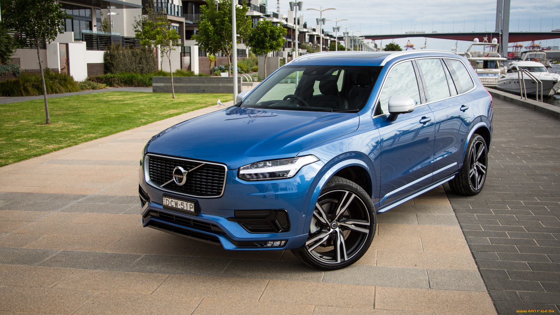 автомобили, volvo, xc90, t6, r-design, au-spec, 2016г