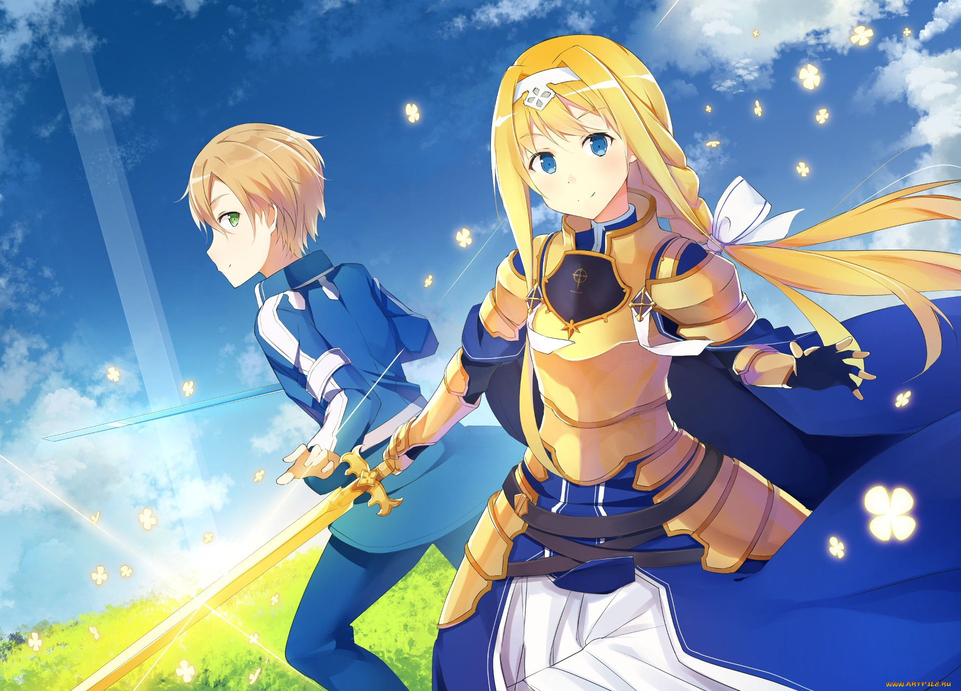 аниме, sword, art, online, sao, sword, art, online, eugeo, alice, synthesis, thirty, bishojo, anime, zuberg, japanese