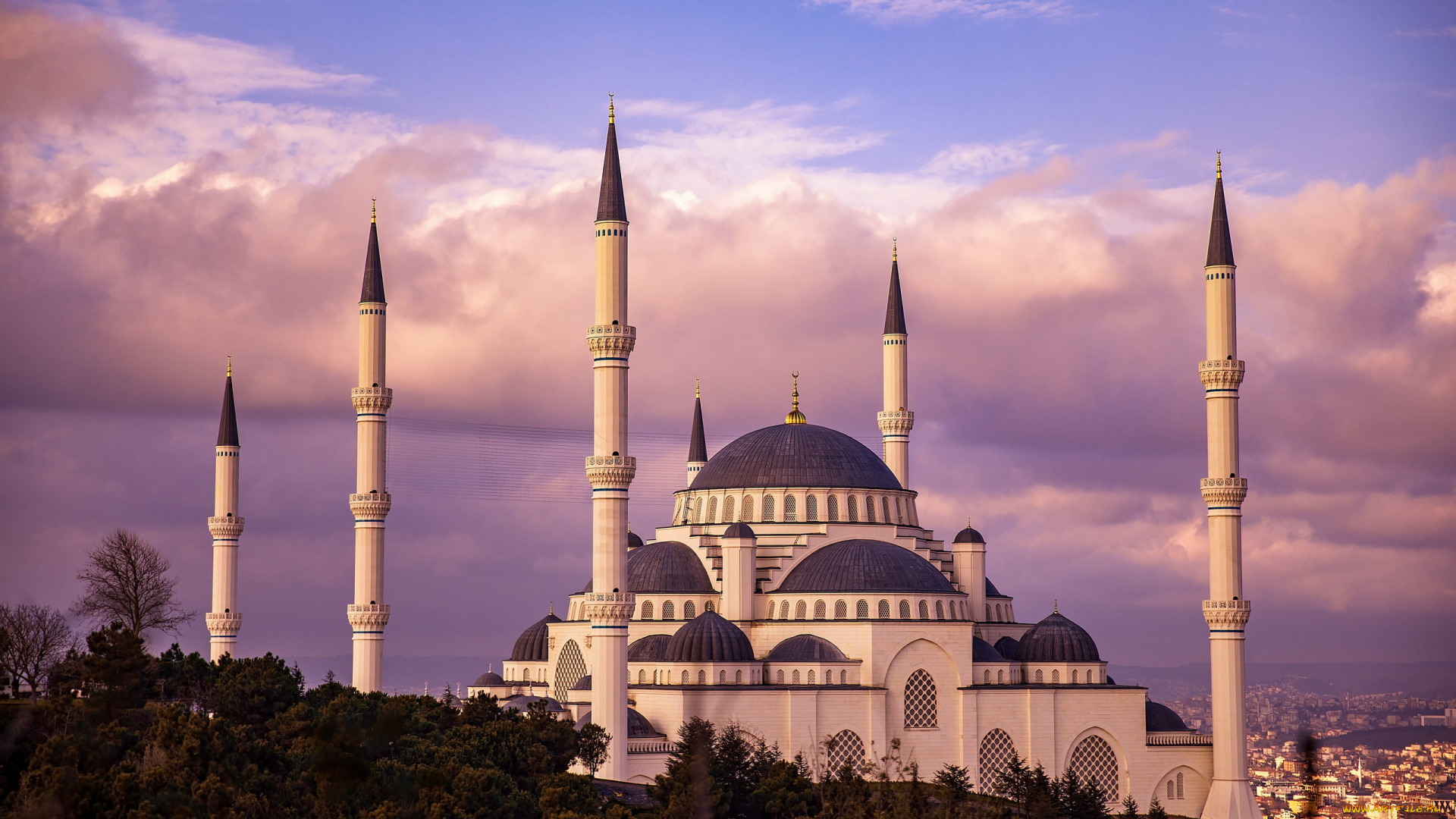 camlica, mosque, города, стамбул, , турция, camlica, mosque