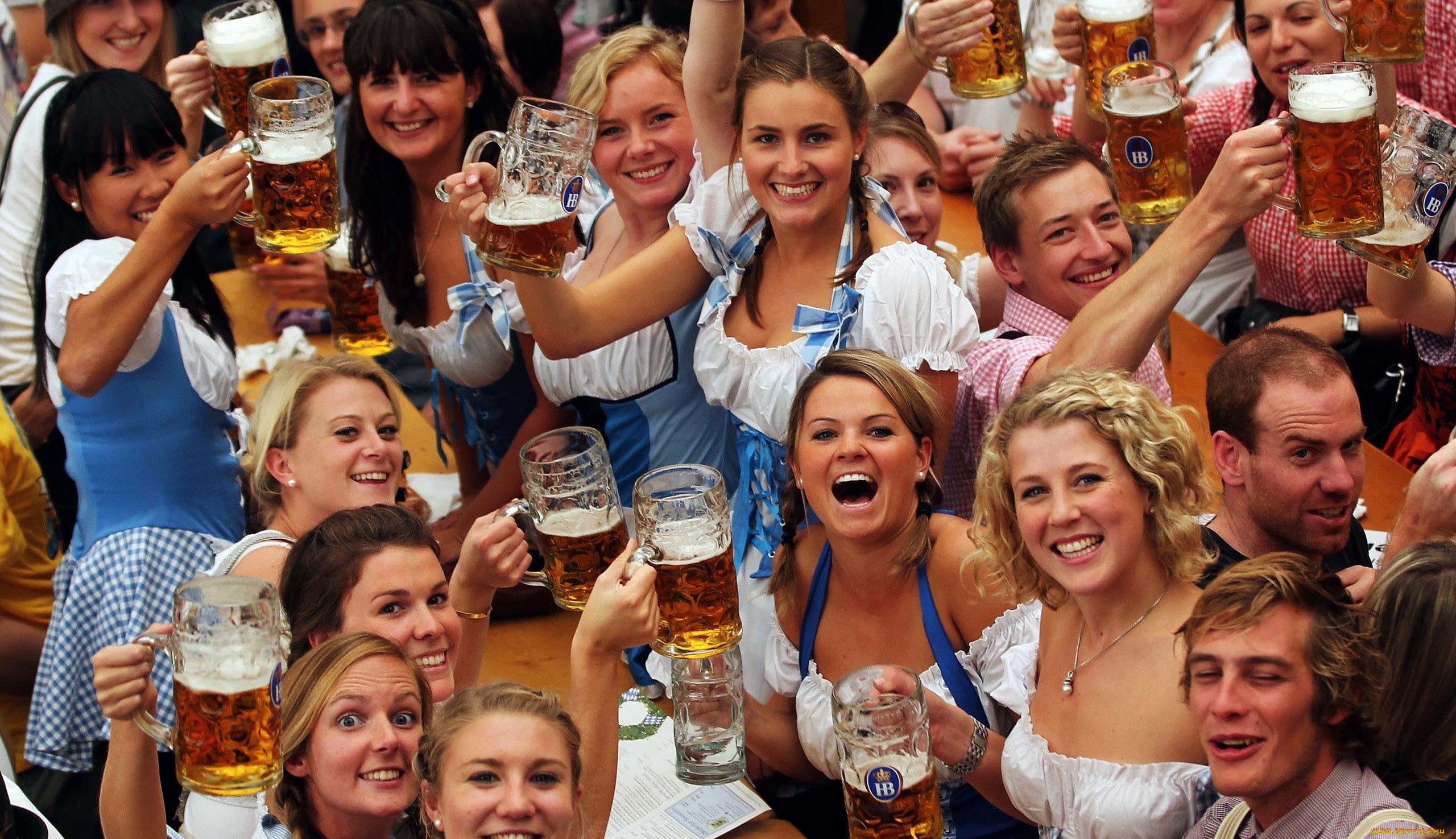 разное, люди, oktoberfest, germany, bier