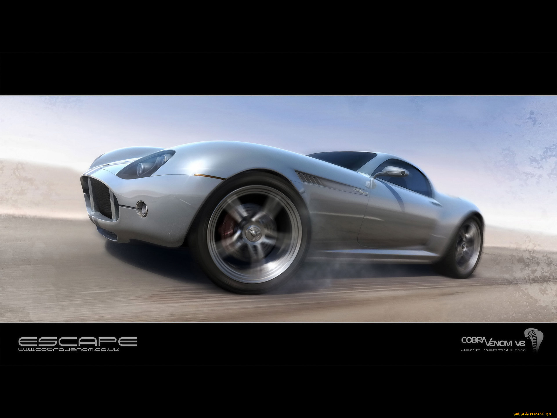 2008, cobra, venom, v8, concept, автомобили, 3д