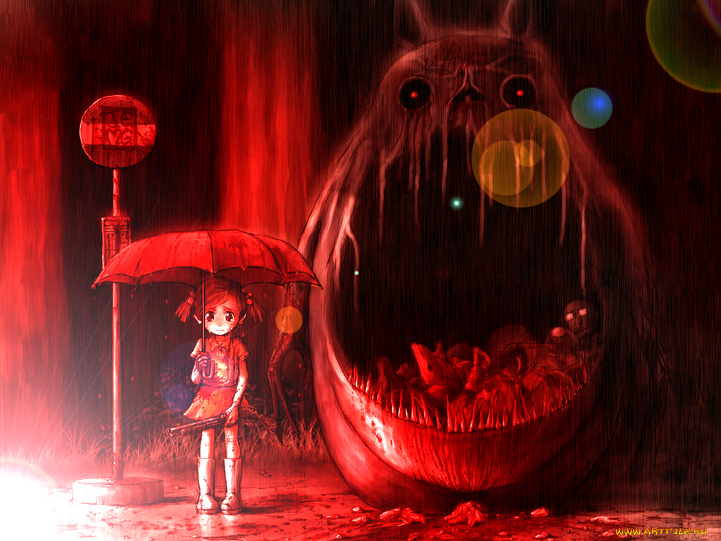 аниме, my, neighbor, totoro