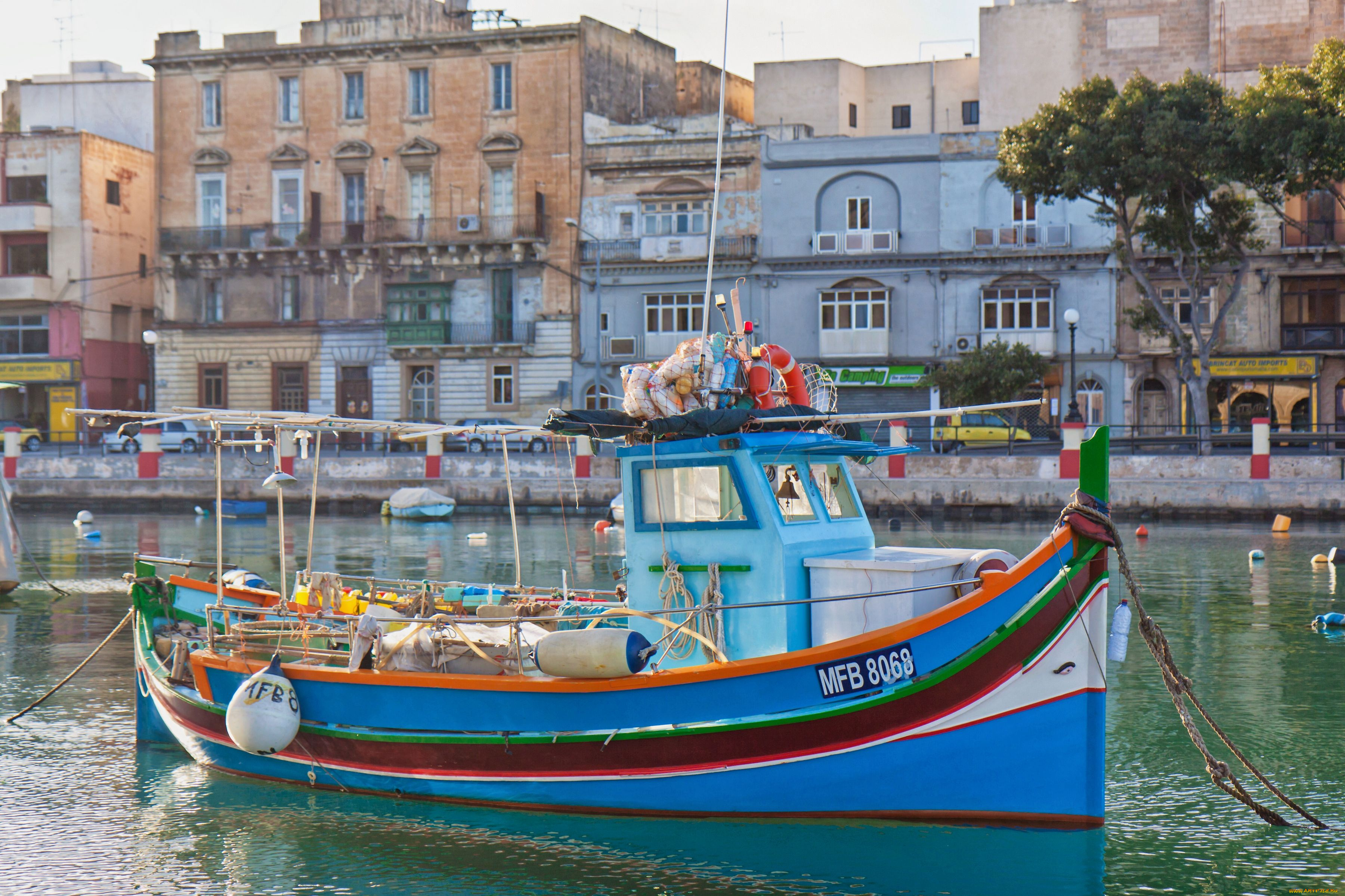 valletta, malta, корабли, лодки, шлюпки, валлетта, мальта, здания, набережная