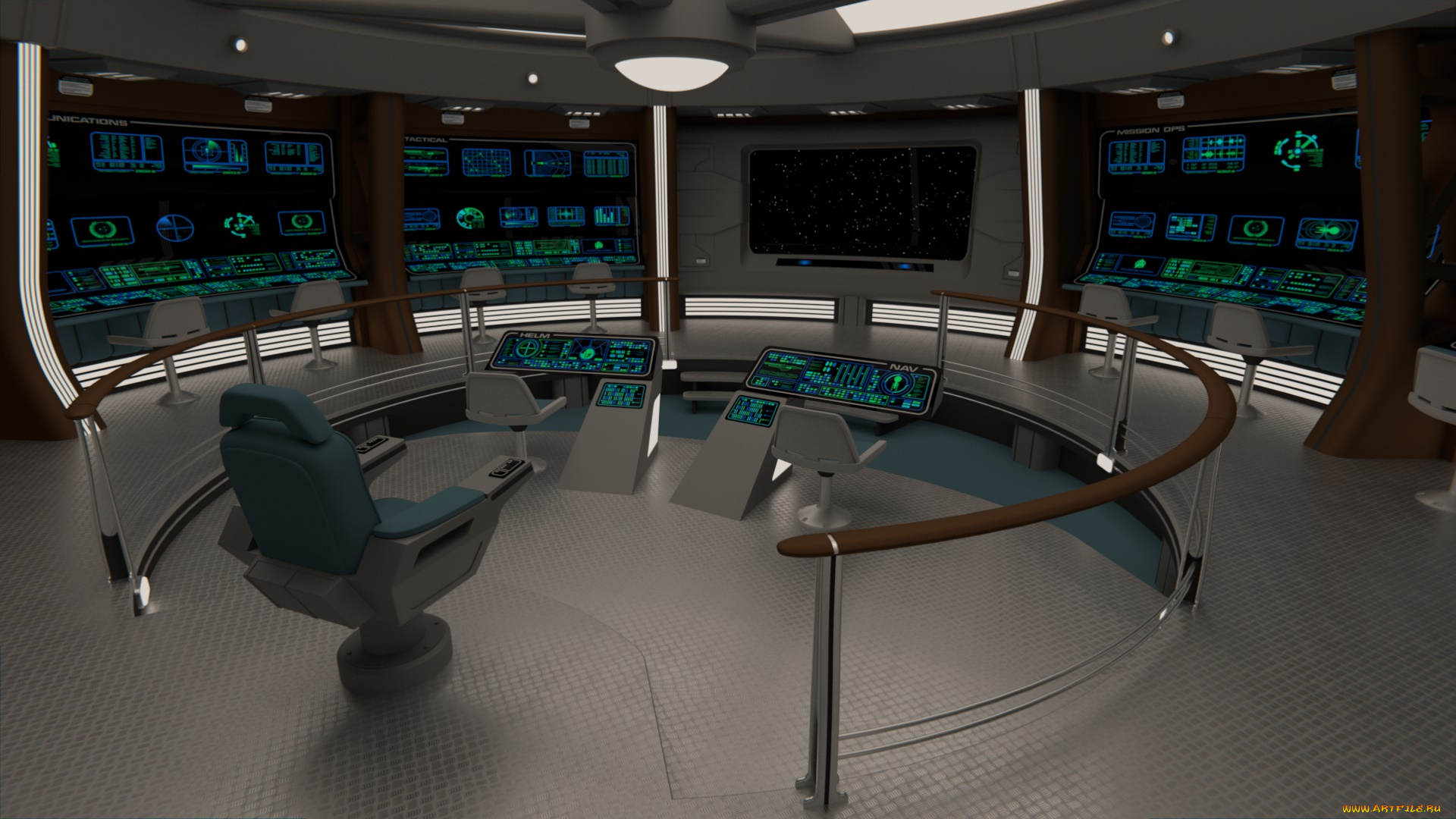 Кресло капитана корабля Star Trek