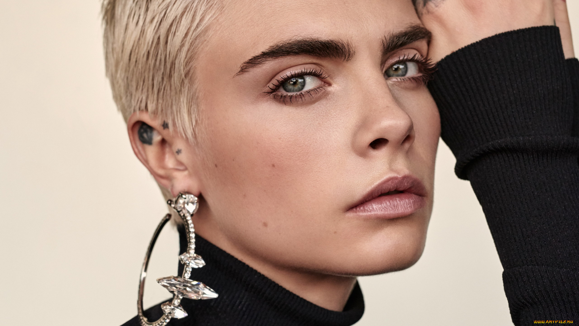 девушки, cara, delevingne, портрет