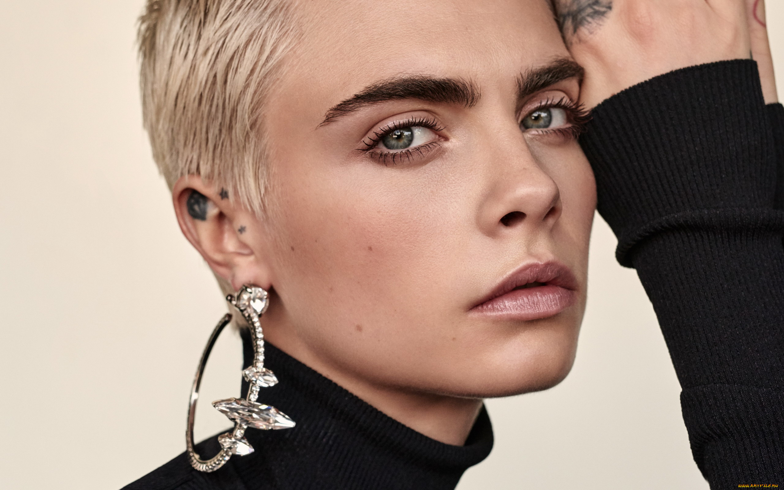 девушки, cara, delevingne, портрет