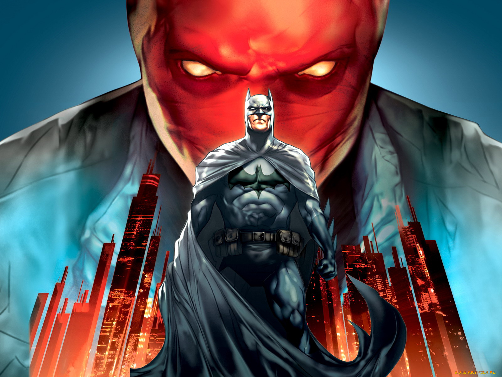 batman, under, the, red, hood, рисованные, комиксы, фильм